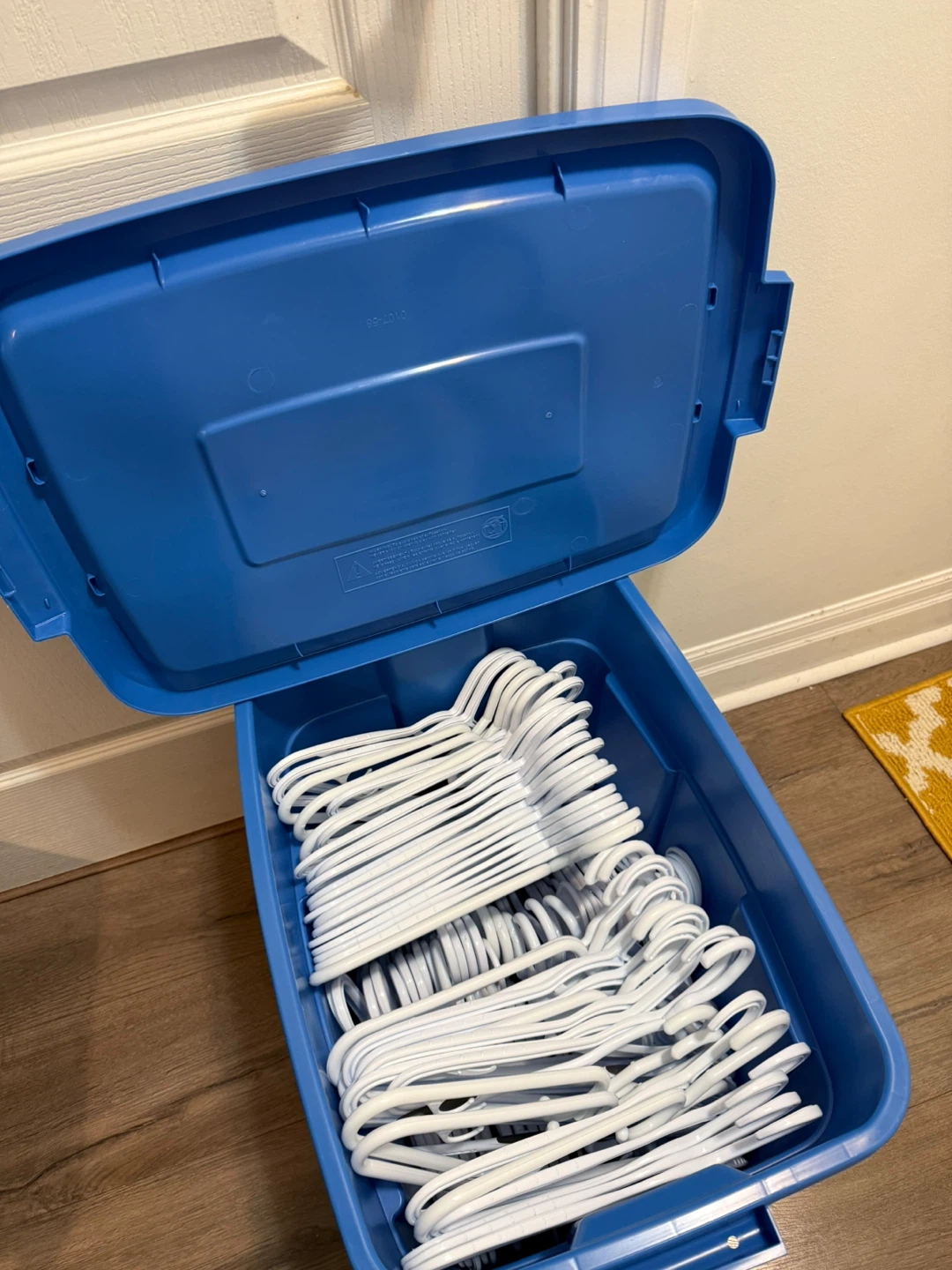 Bulk White Plastic Hangers