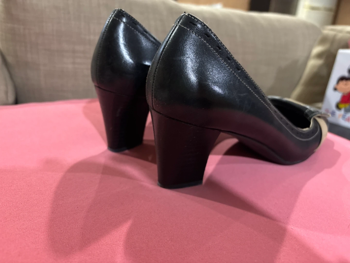 Naturalizer Women's Black & Tan Leather Heels - photo 2
