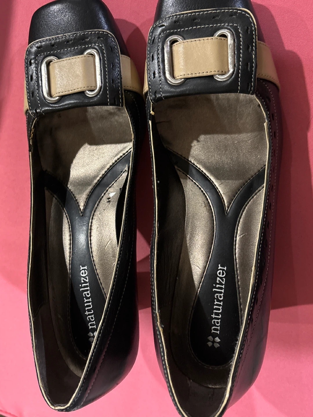 Naturalizer Women's Black & Tan Leather Heels - photo 5