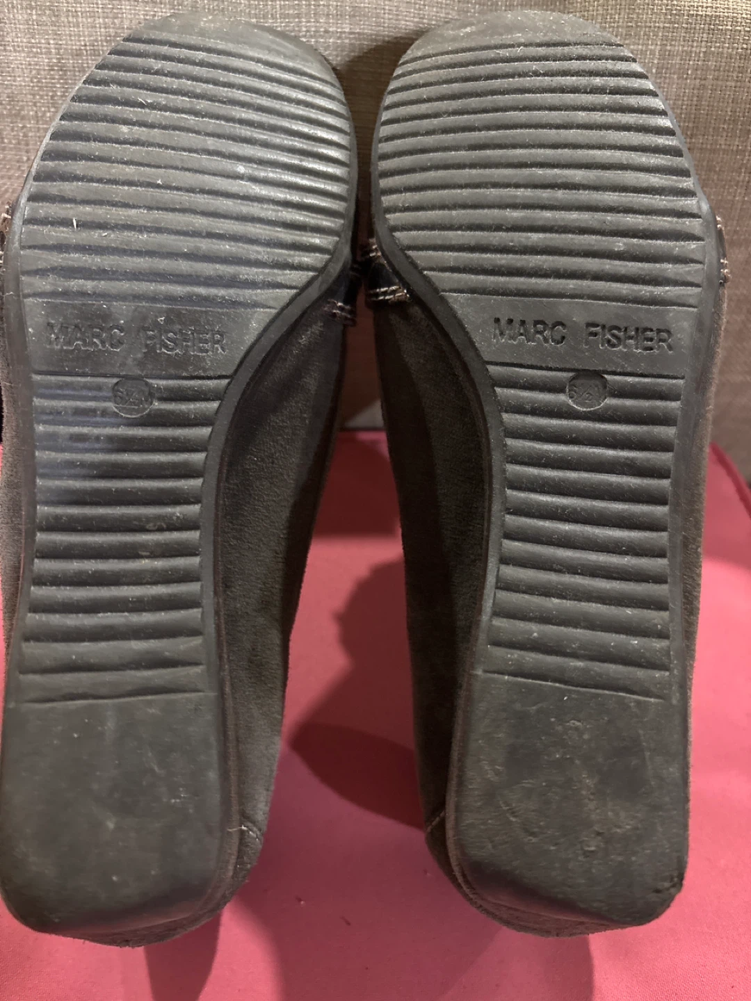 Marc Fisher Suede Wedge Loafers - photo 3