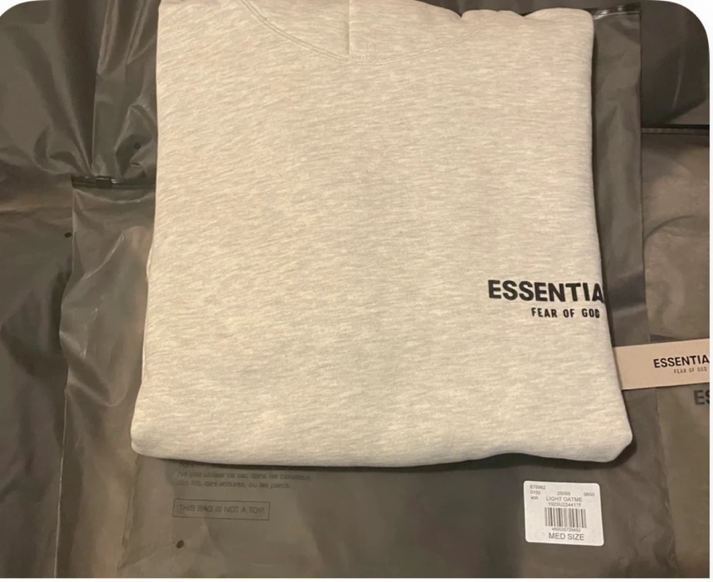 Fear of God Essentials Light oatmeal