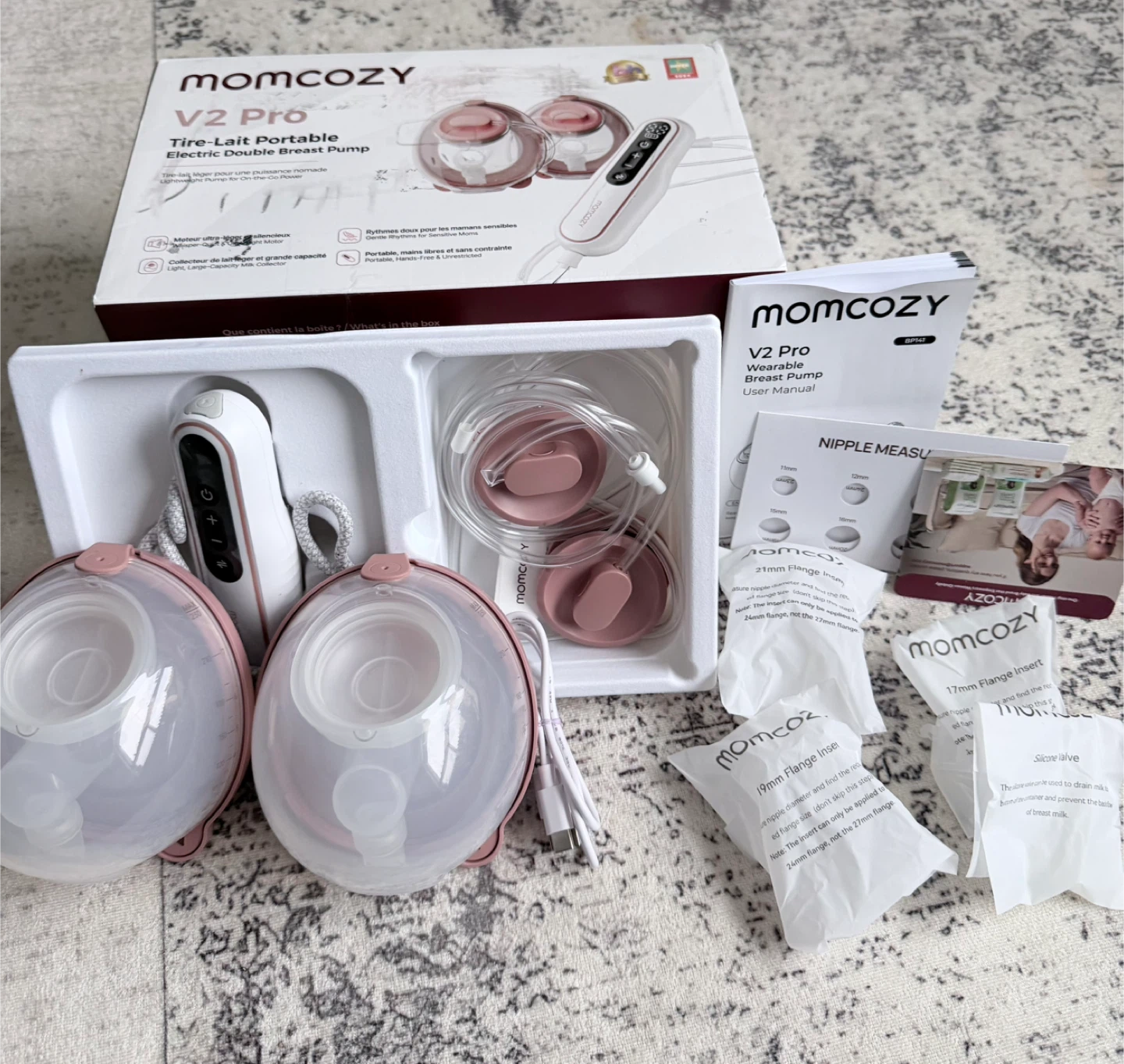 Momcozy V2 Pro Wearable Double Breast Pump