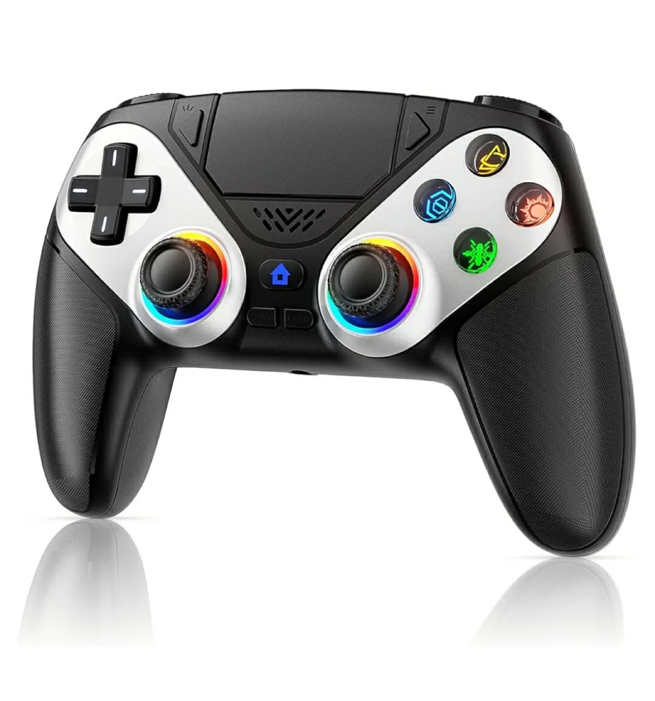 Wireless Gaming Controller with Dual Motor Vibration