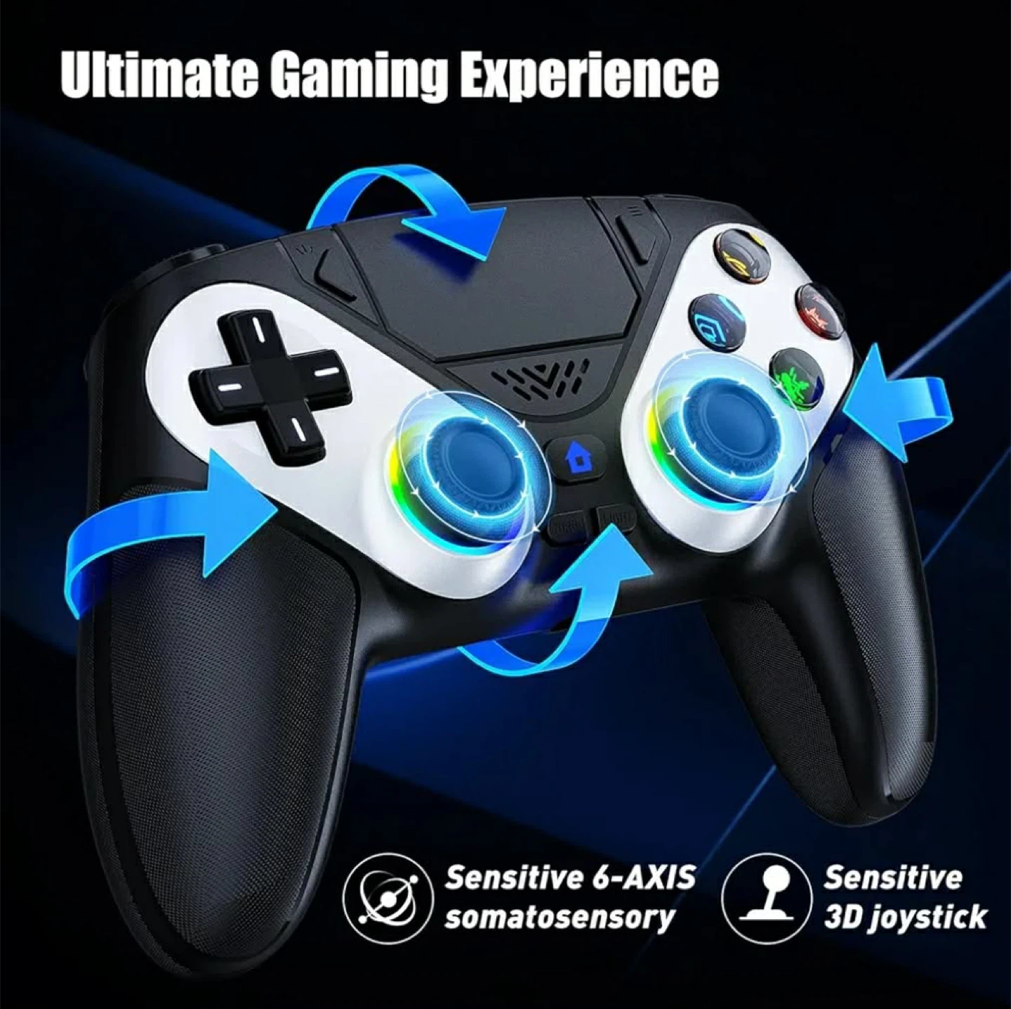 Wireless Gaming Controller with Dual Motor Vibration - photo 4