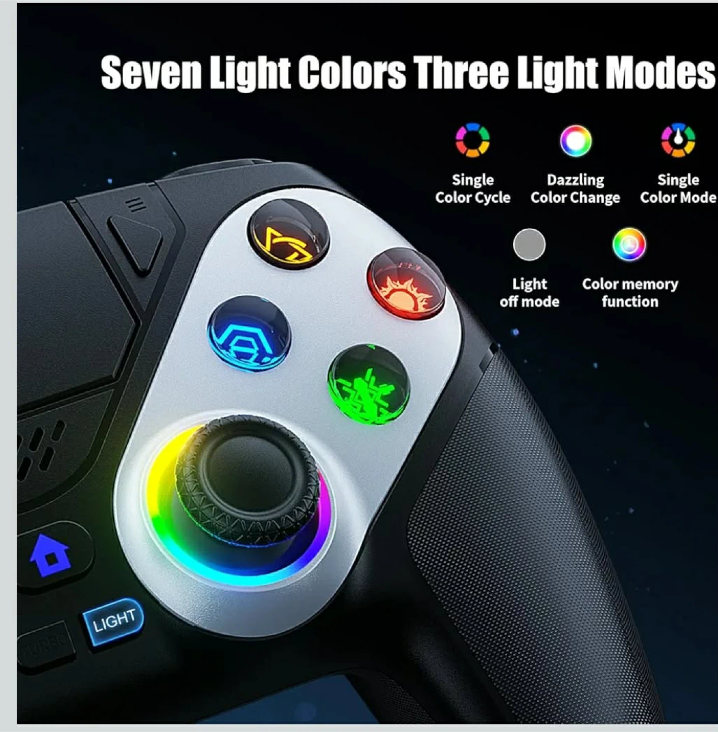 Wireless Gaming Controller with Dual Motor Vibration - photo 3