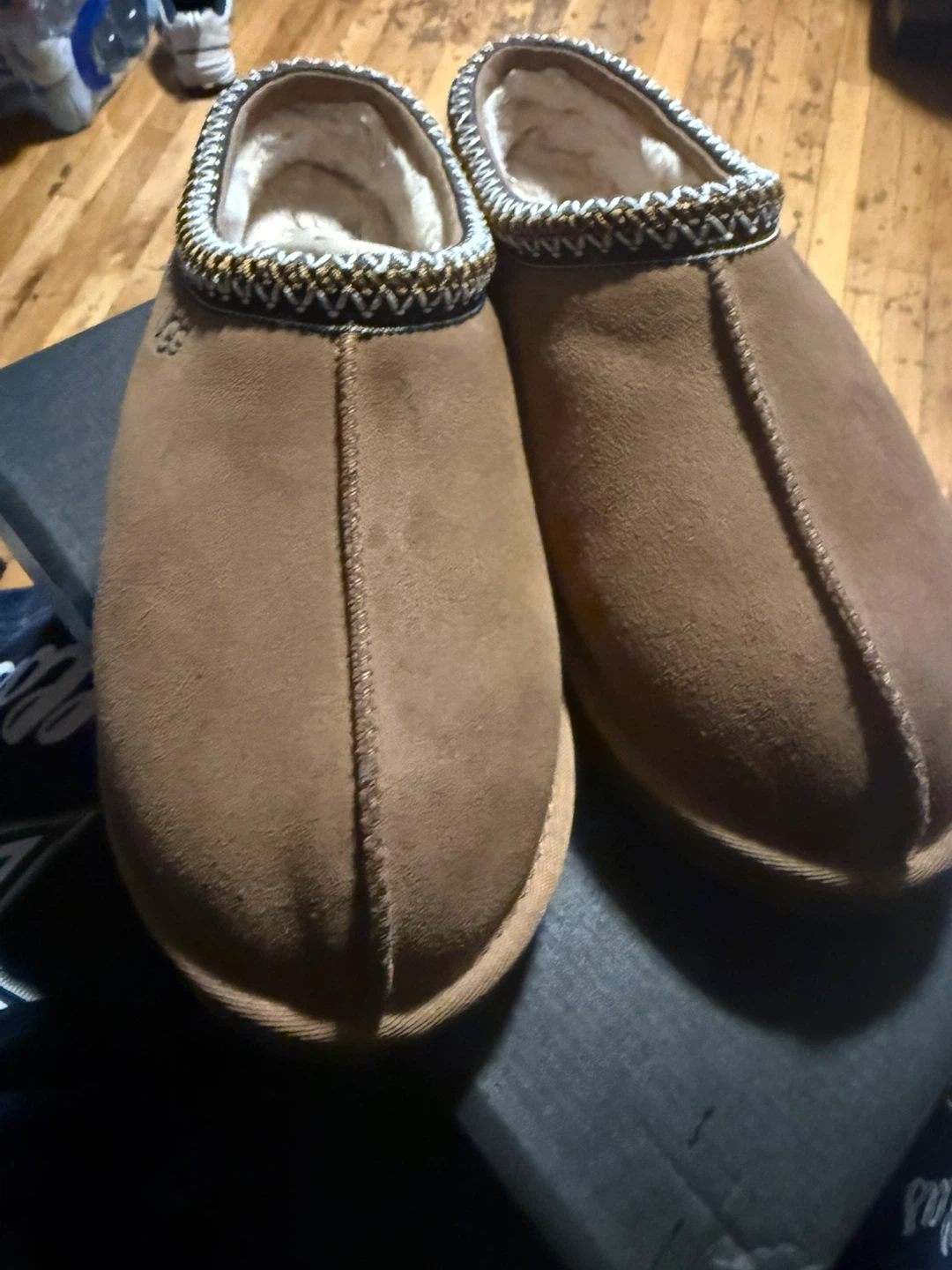 UGG Brown Suede Lined Slippers