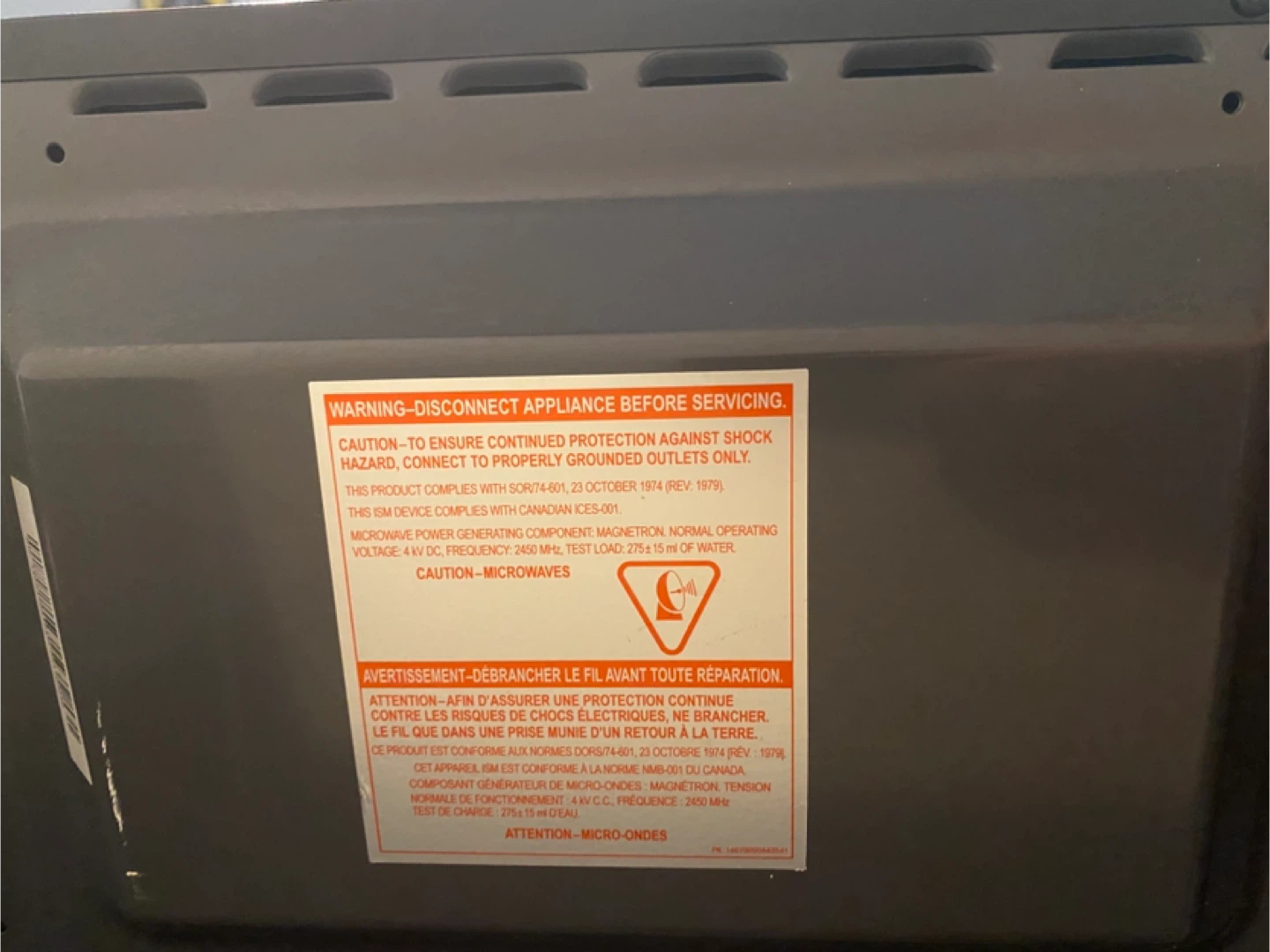 Panasonic Microwave - photo 4