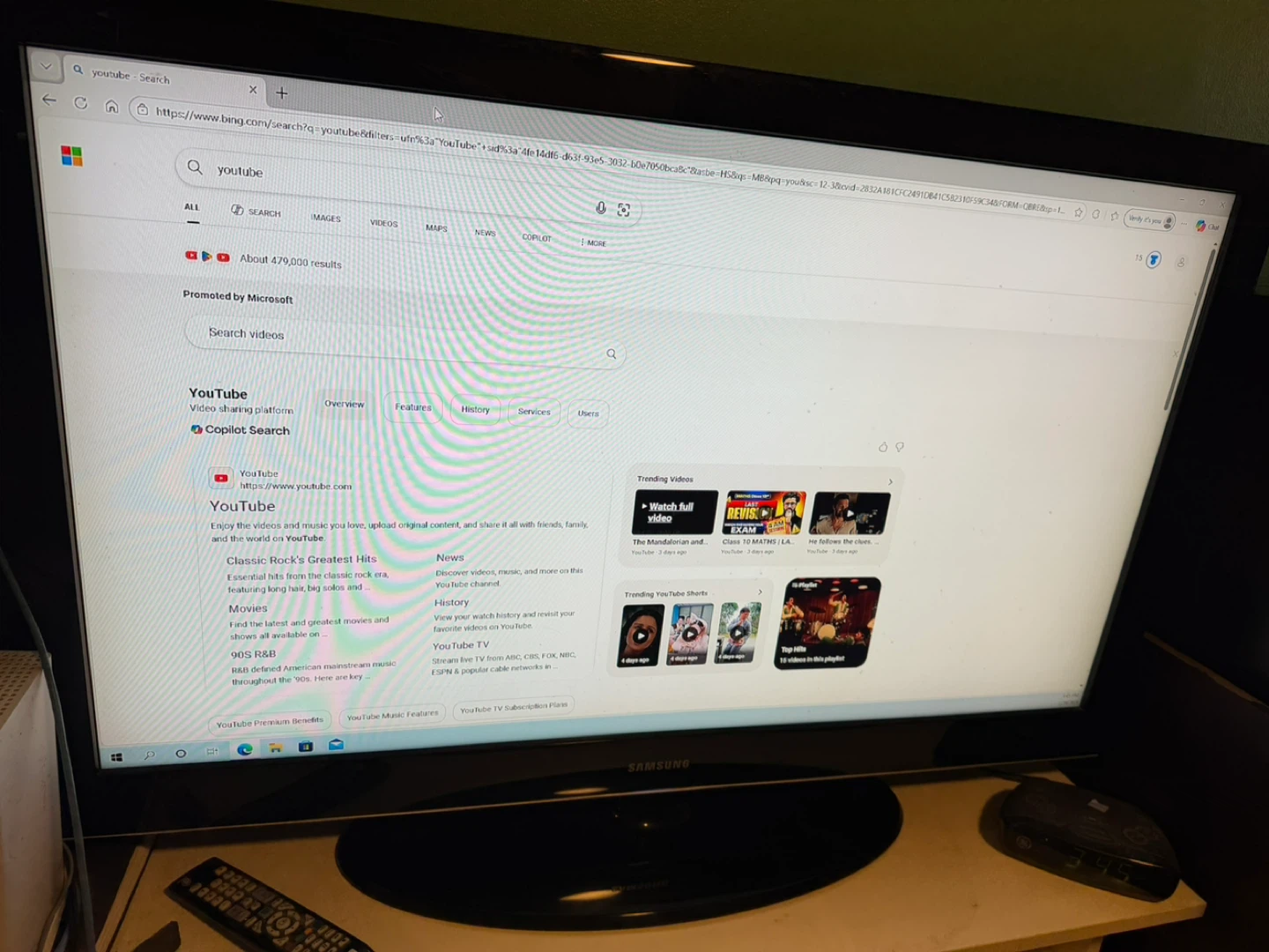 40” TV
