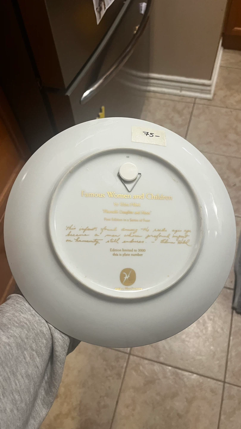 Famous Women and Children Decorative Plate 🥕 - photo 2