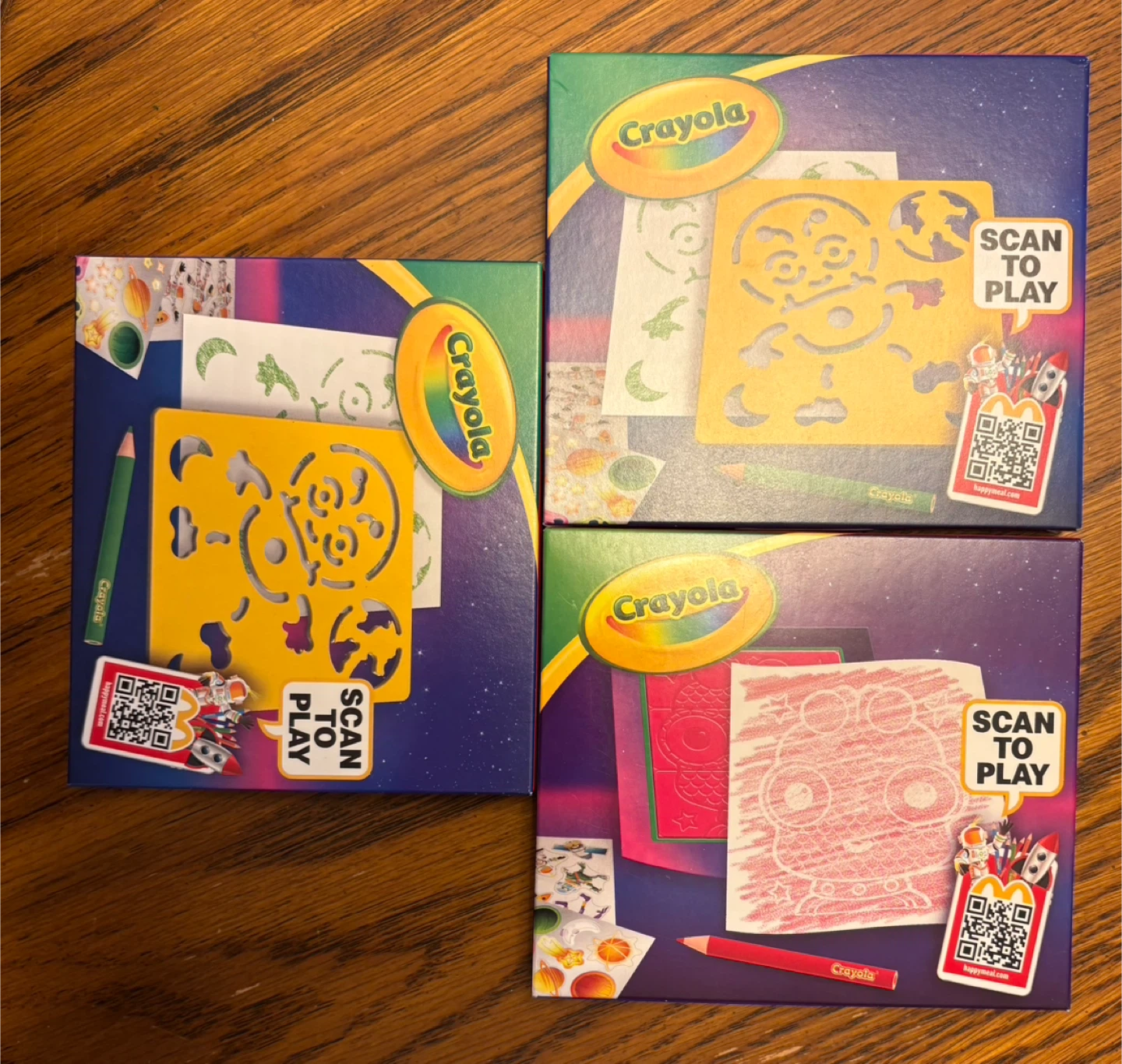 ✨✨Crayola Happy Meal Activity Kits