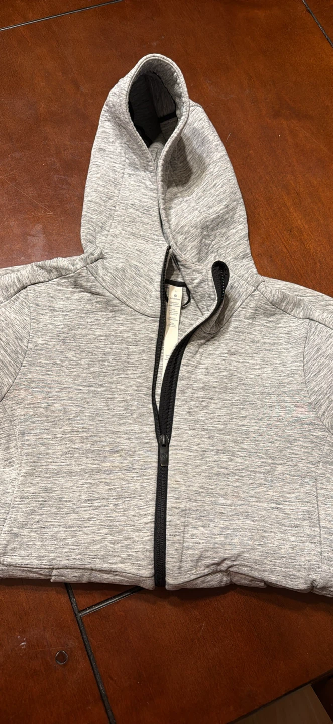 Lululemon Grey Full Zip Hoodie