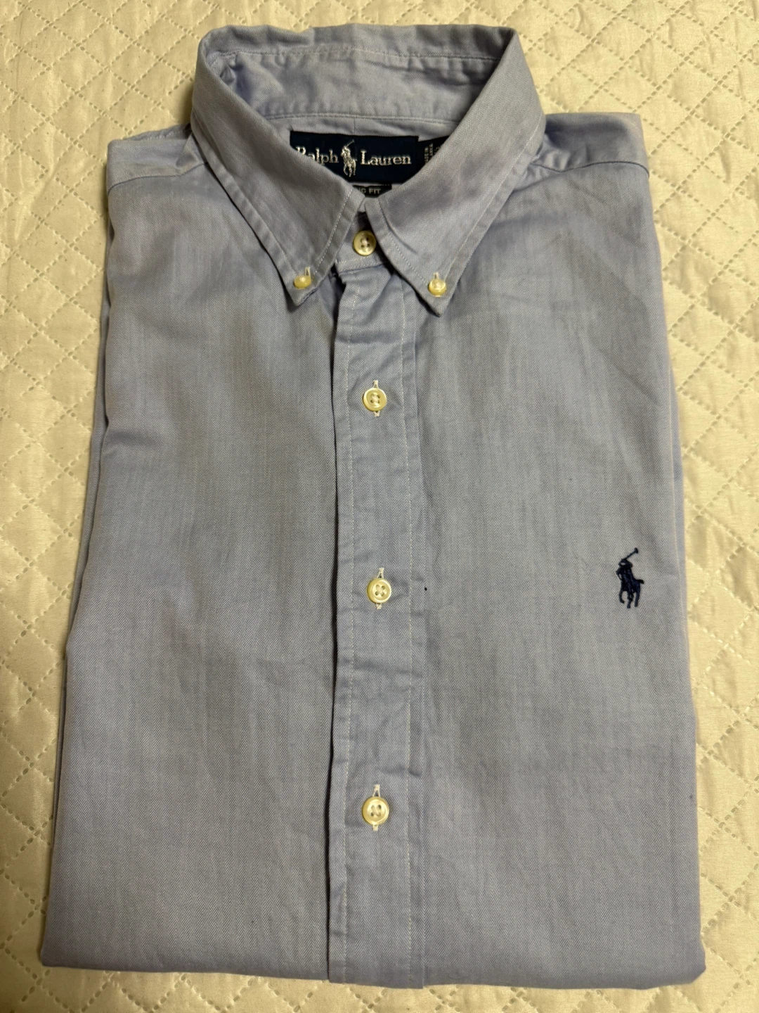 Ralph Lauren Classic Fit Oxford Button-Down Shirt - Blue - photo 3