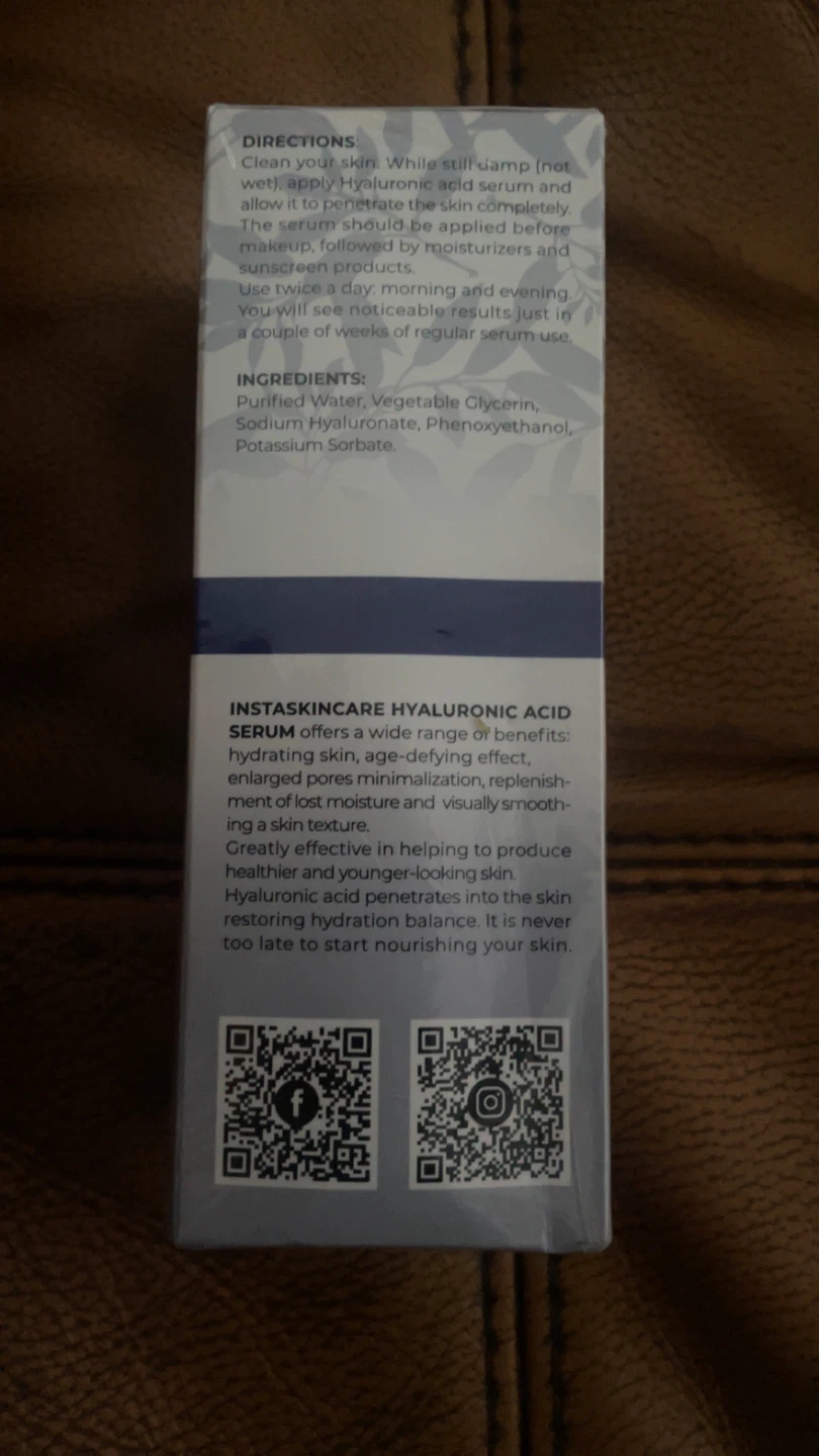 InstaSkincare Hyaluronic Acid Facial Serum - 8 fl oz - photo 2