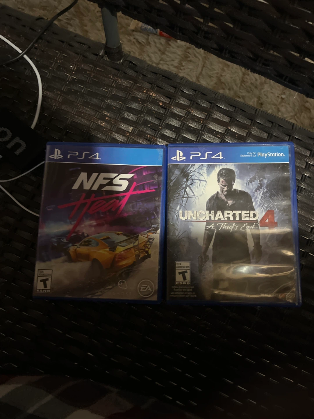 PS4 games NFS heat, Uncharted 4