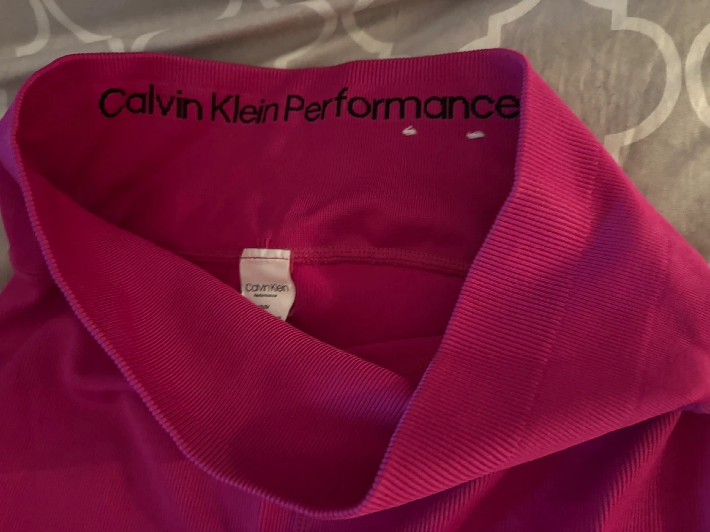 Calvin Klein Performance Pink Ribbed Leggings - photo 2