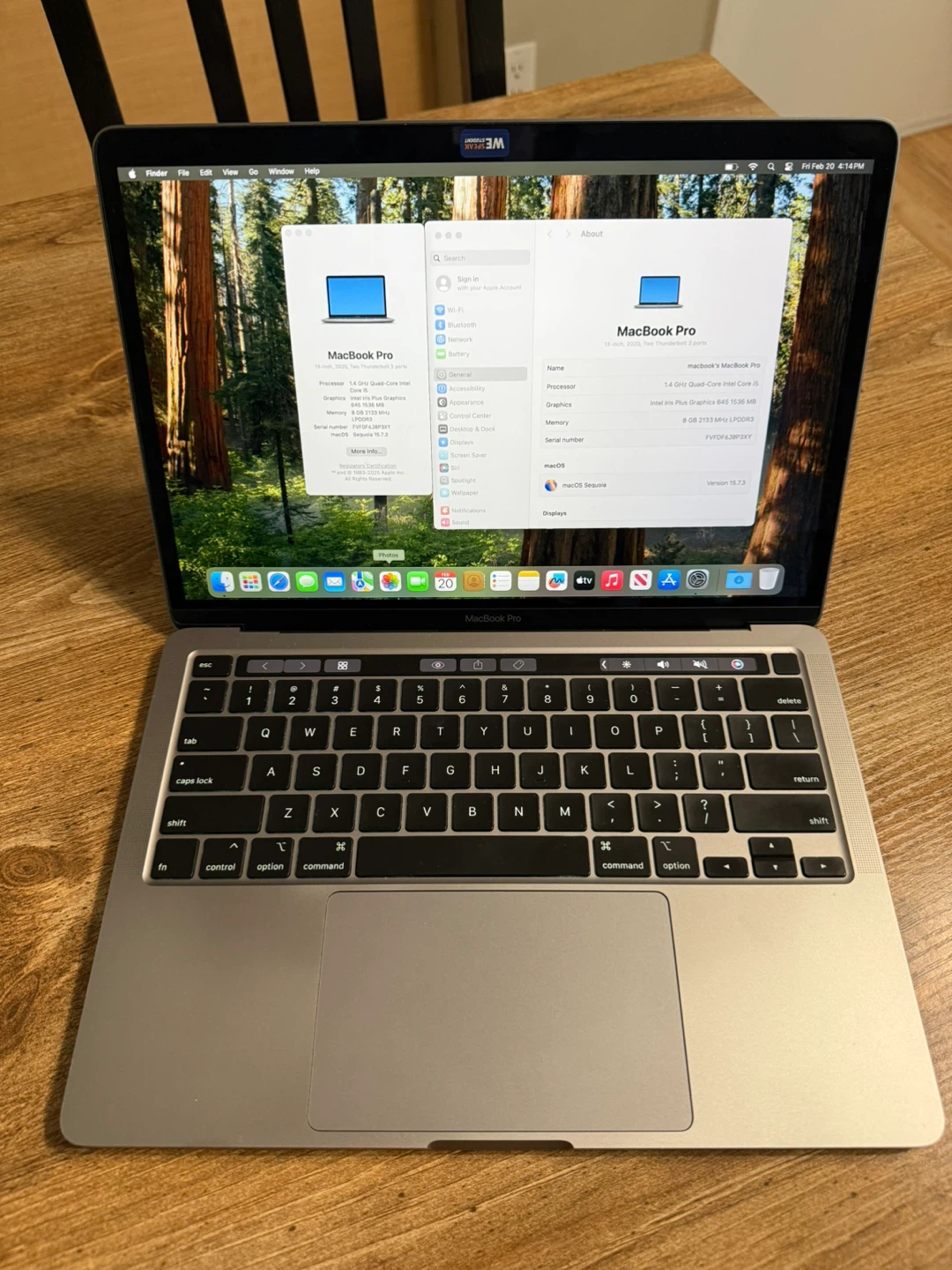 Apple MacBook Pro 13-inch, 2020