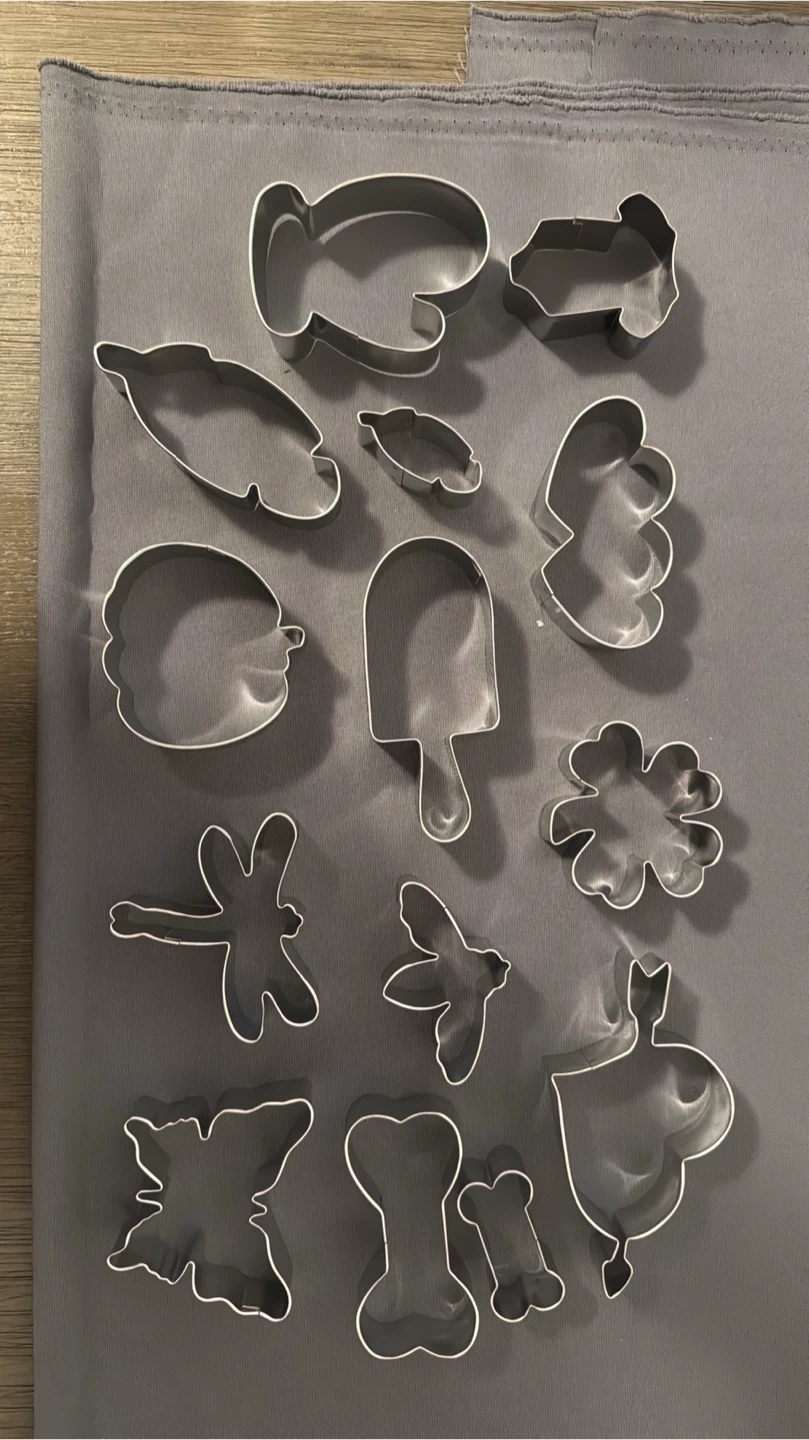 Assorted Metal Cookie Cutters