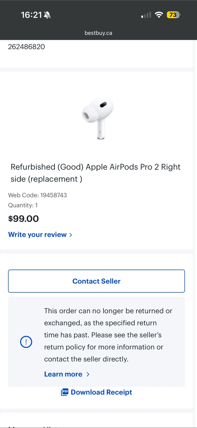 Apple AirPods Pro 2 Right Side (Replacement) - photo 3