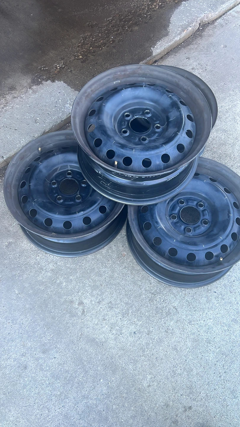 Set of 4 Black Steel Rims - photo 2