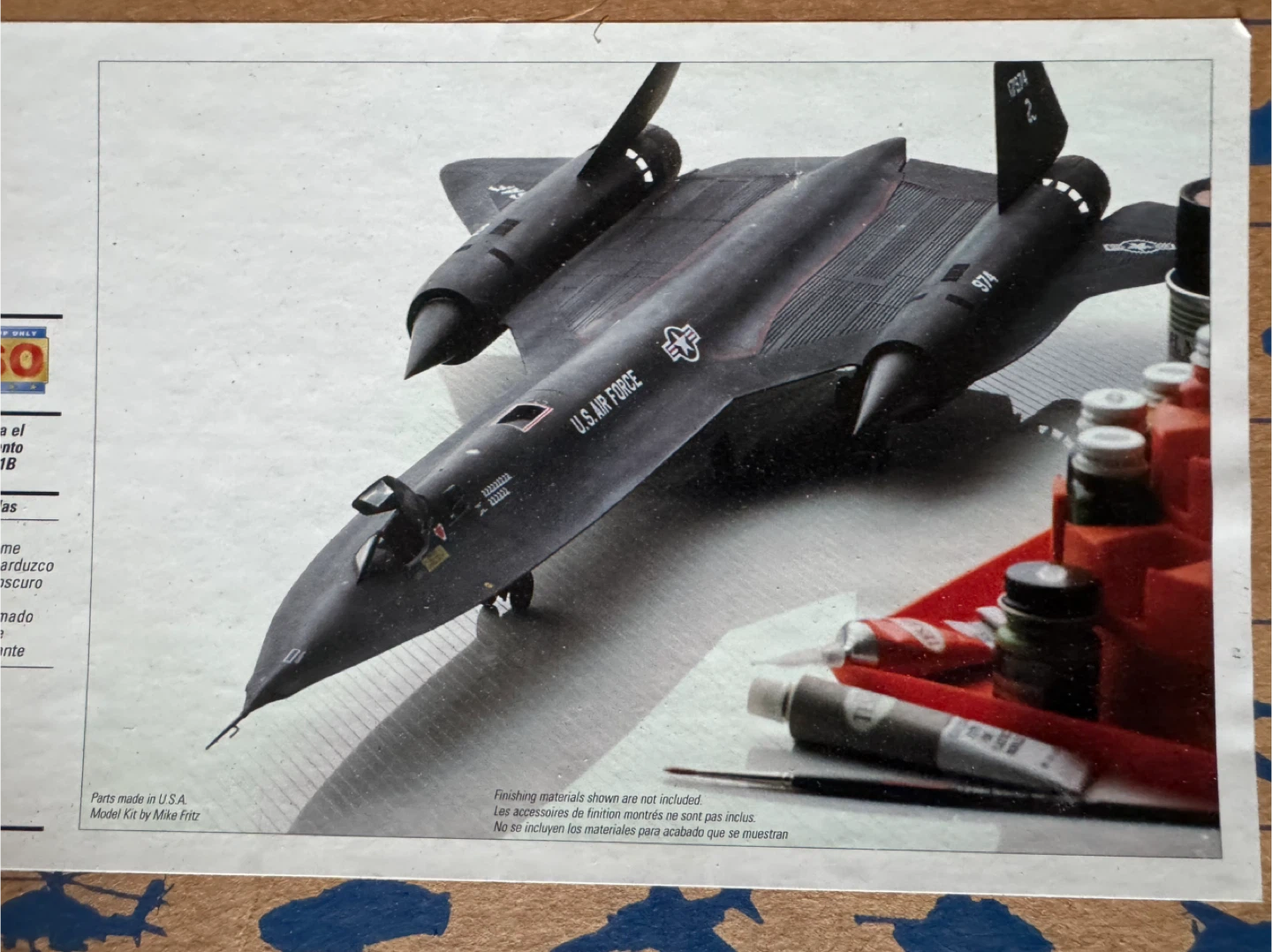 SR-71 Blackbird Model Kit for sale - photo 3