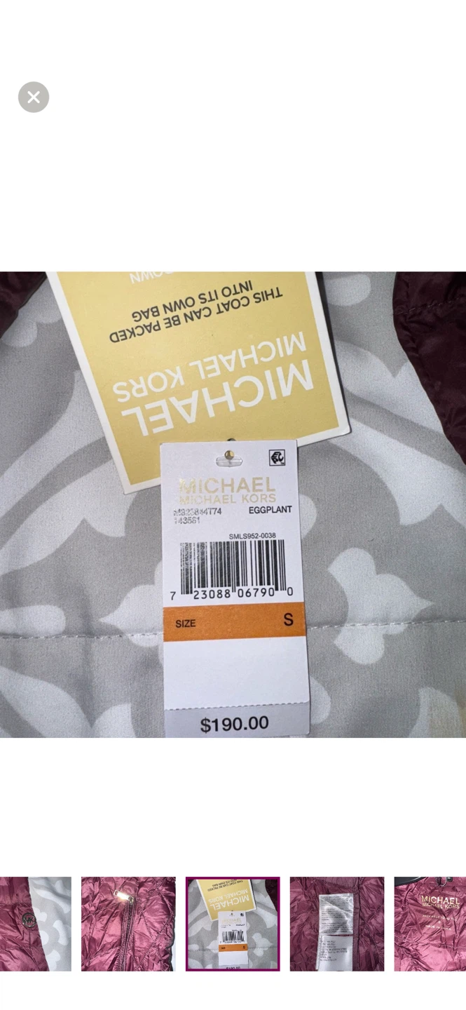 Michael Kors Packable Down Fill Hooded Jacket 🥕 - photo 3