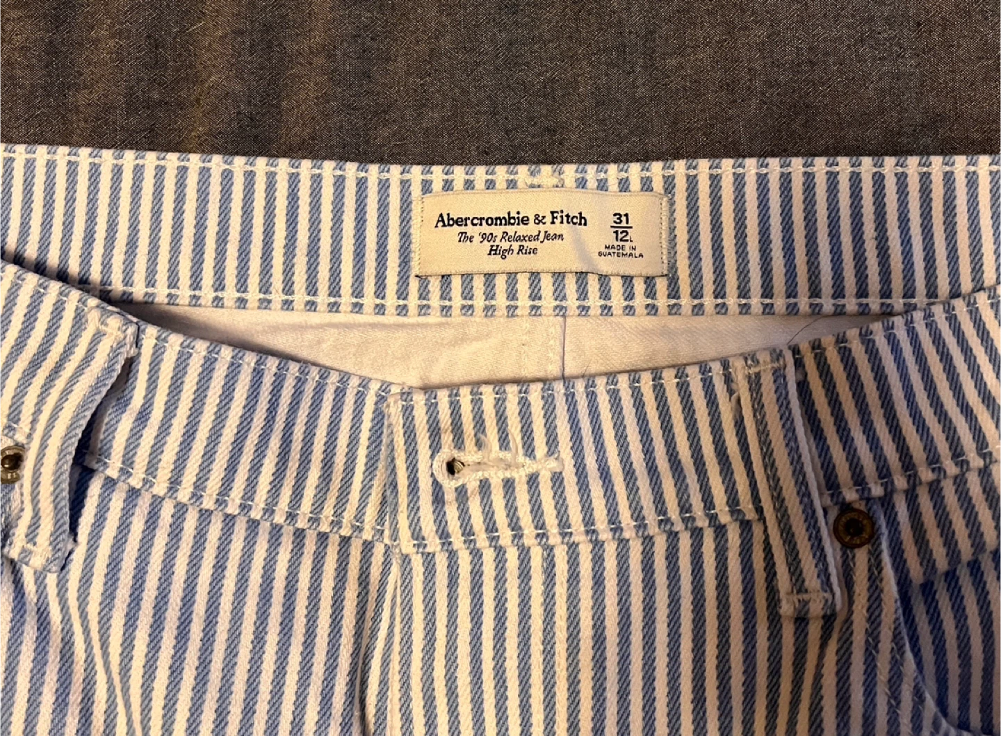 Abercrombie & Fitch the ‘90s relaxed Jean, high rise, 31/12L - photo 2