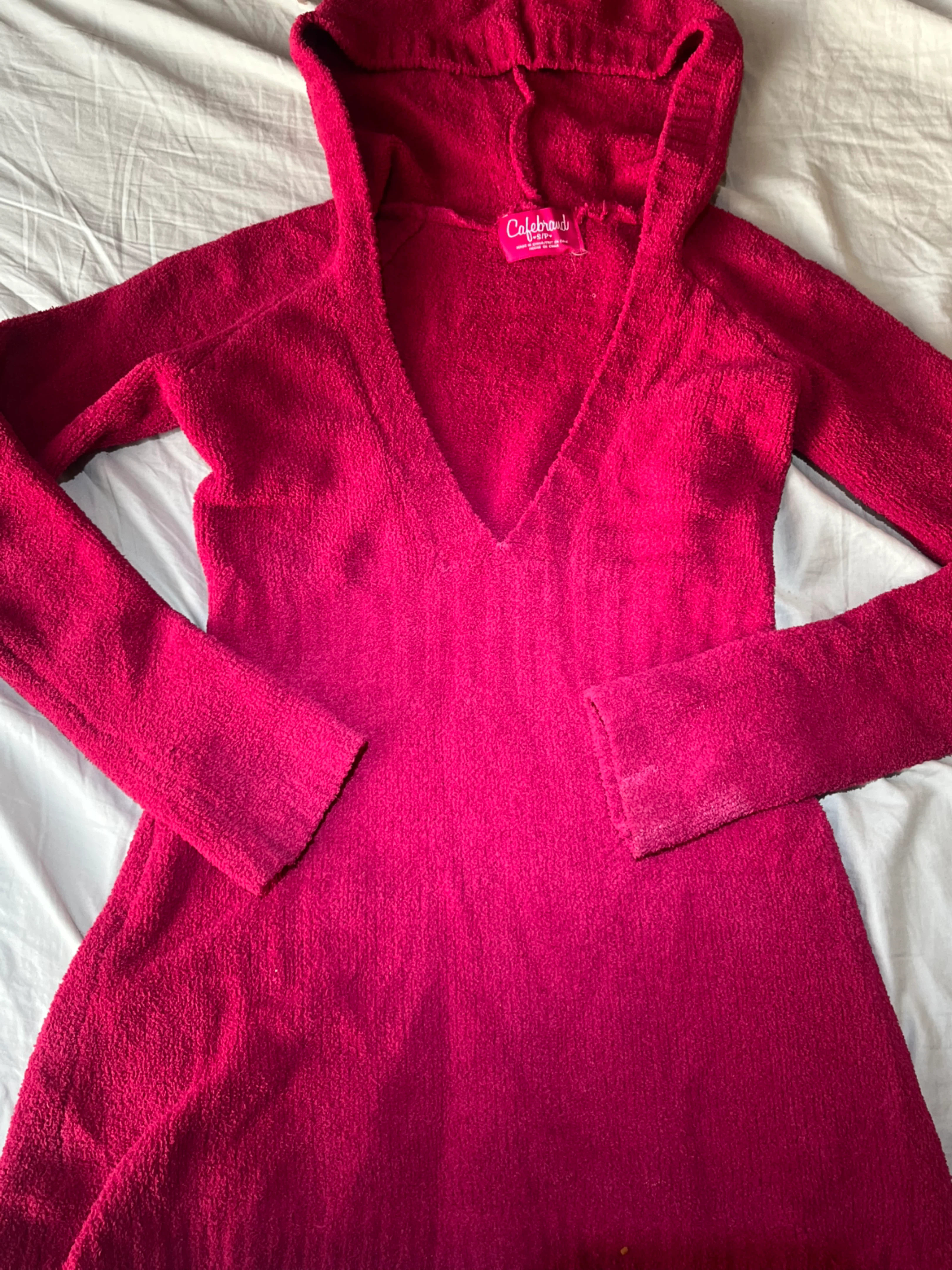 Cafebrand Pink Hoodie Dress S/P
