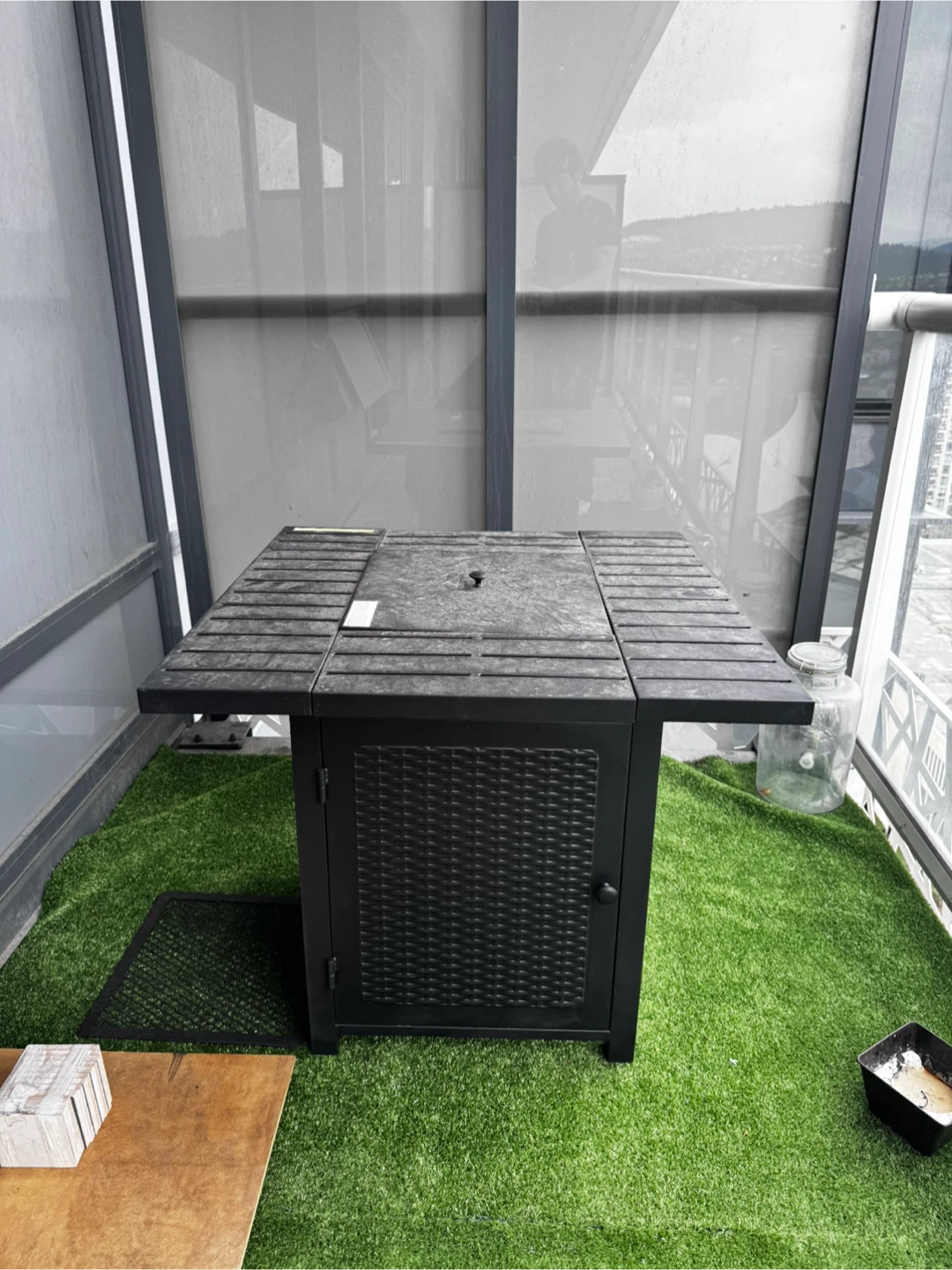 Square Fire Pit Table