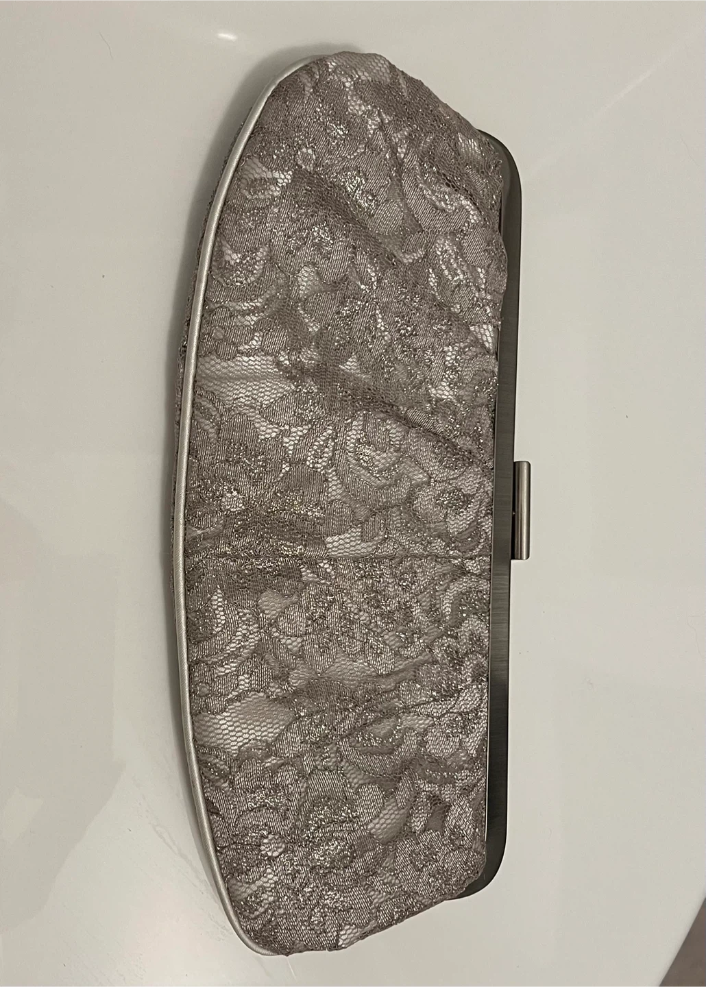 Accesssorize Grey Lace Clutch Purse - photo 2
