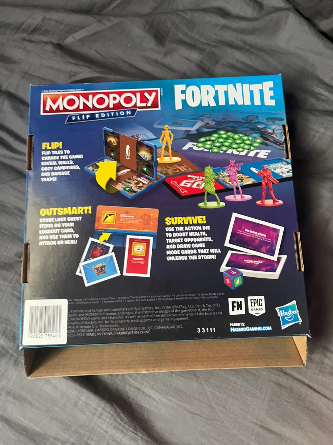 Monopoly Flip Edition Fortnite Board Game - photo 2