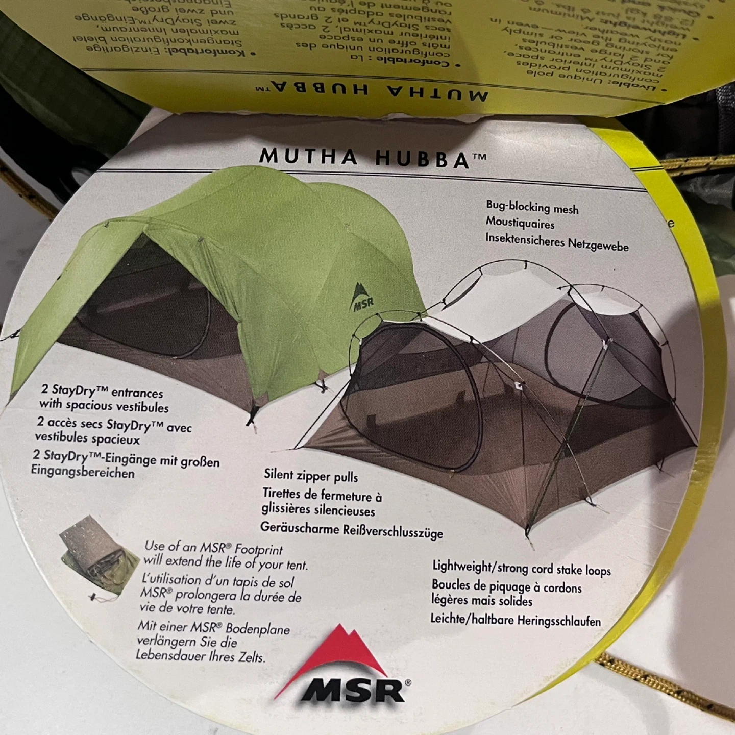 MSR Mutha Hubba 3-Person Backpacking Tent