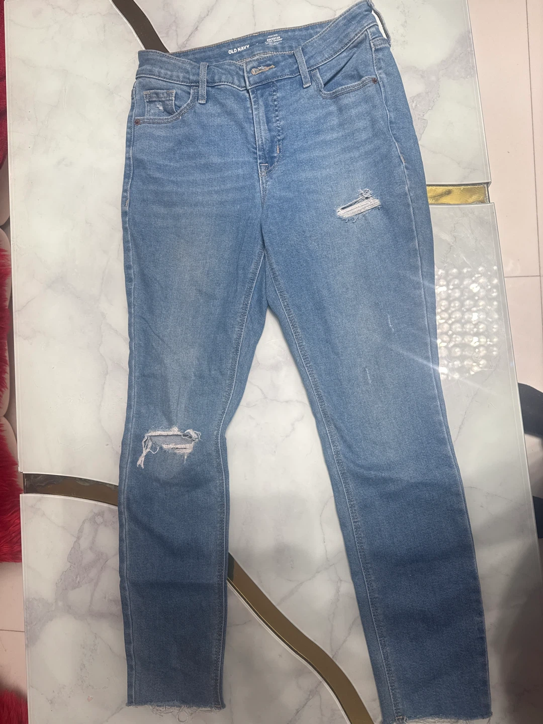 Old Navy High-Rise Rockstar Super Skinny Jeans size 4-7