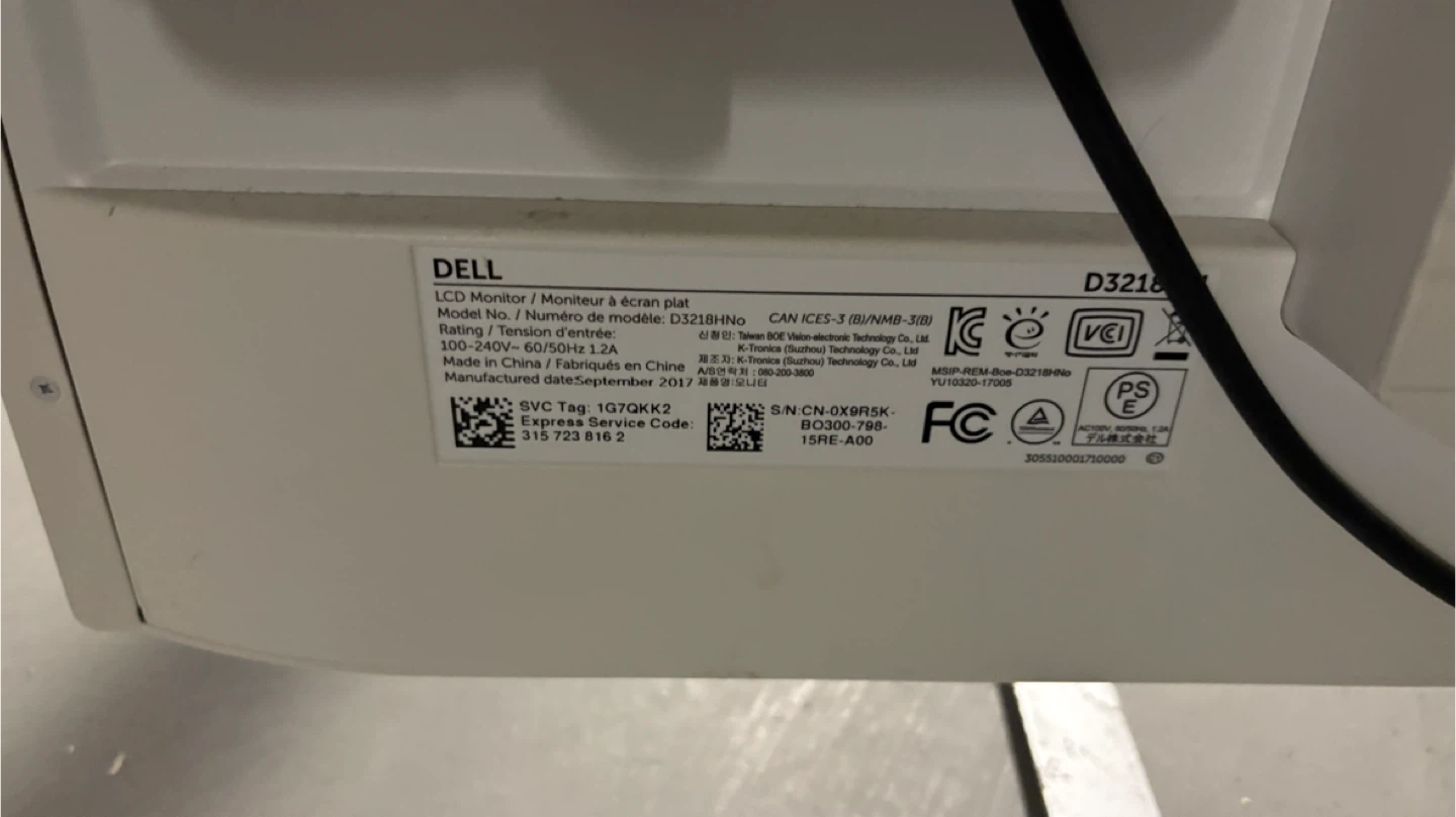 Dell D3218HN LCD Monitor - photo 2