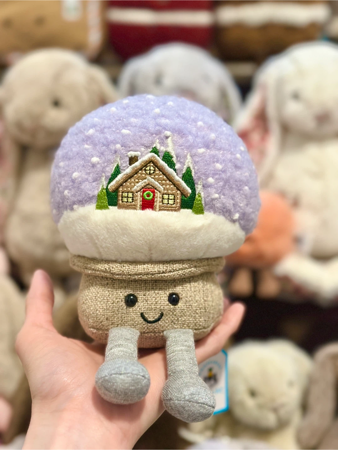 Jellycat Amuseables Snow Globe ❄️ Rare Winter Collector's Item