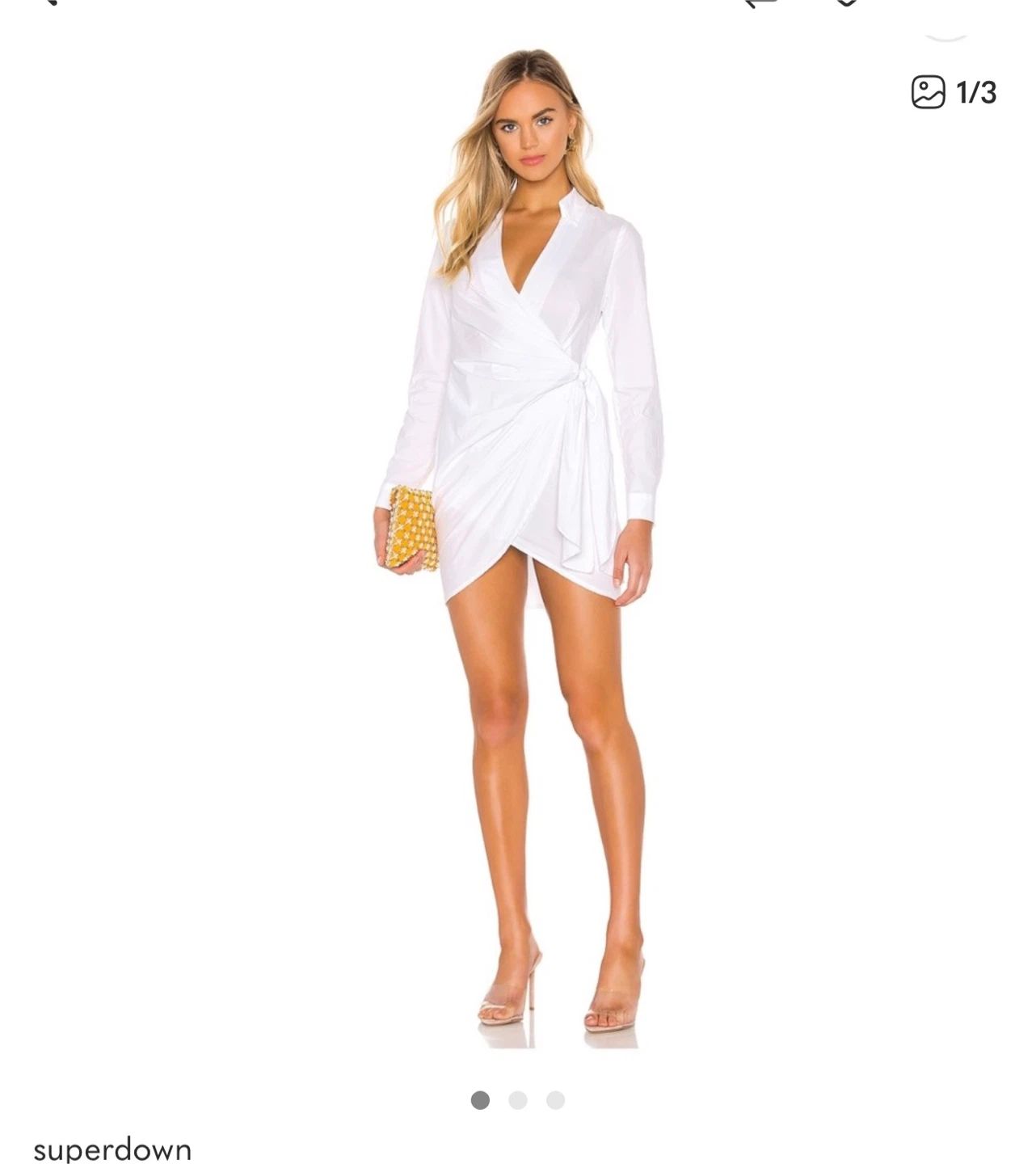 White Wrap Dress