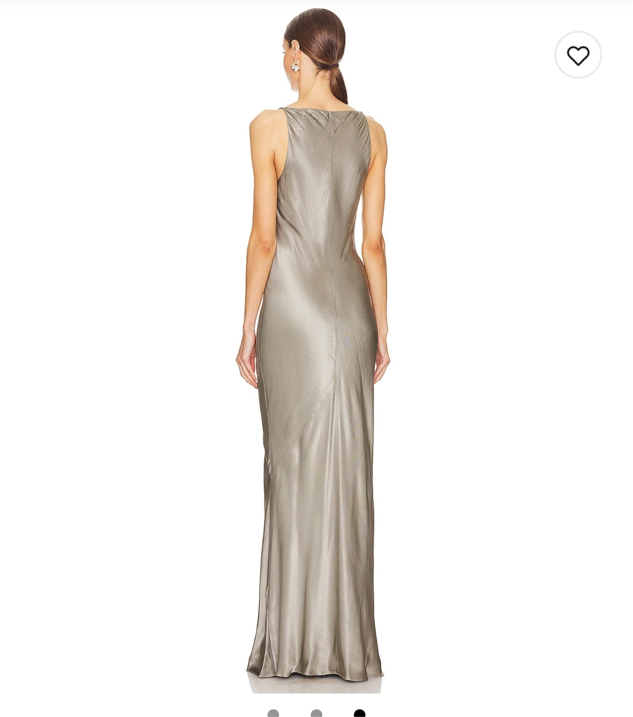 Shona Joy La Lune High Neck Cowl Maxi Dress in Sage - photo 3