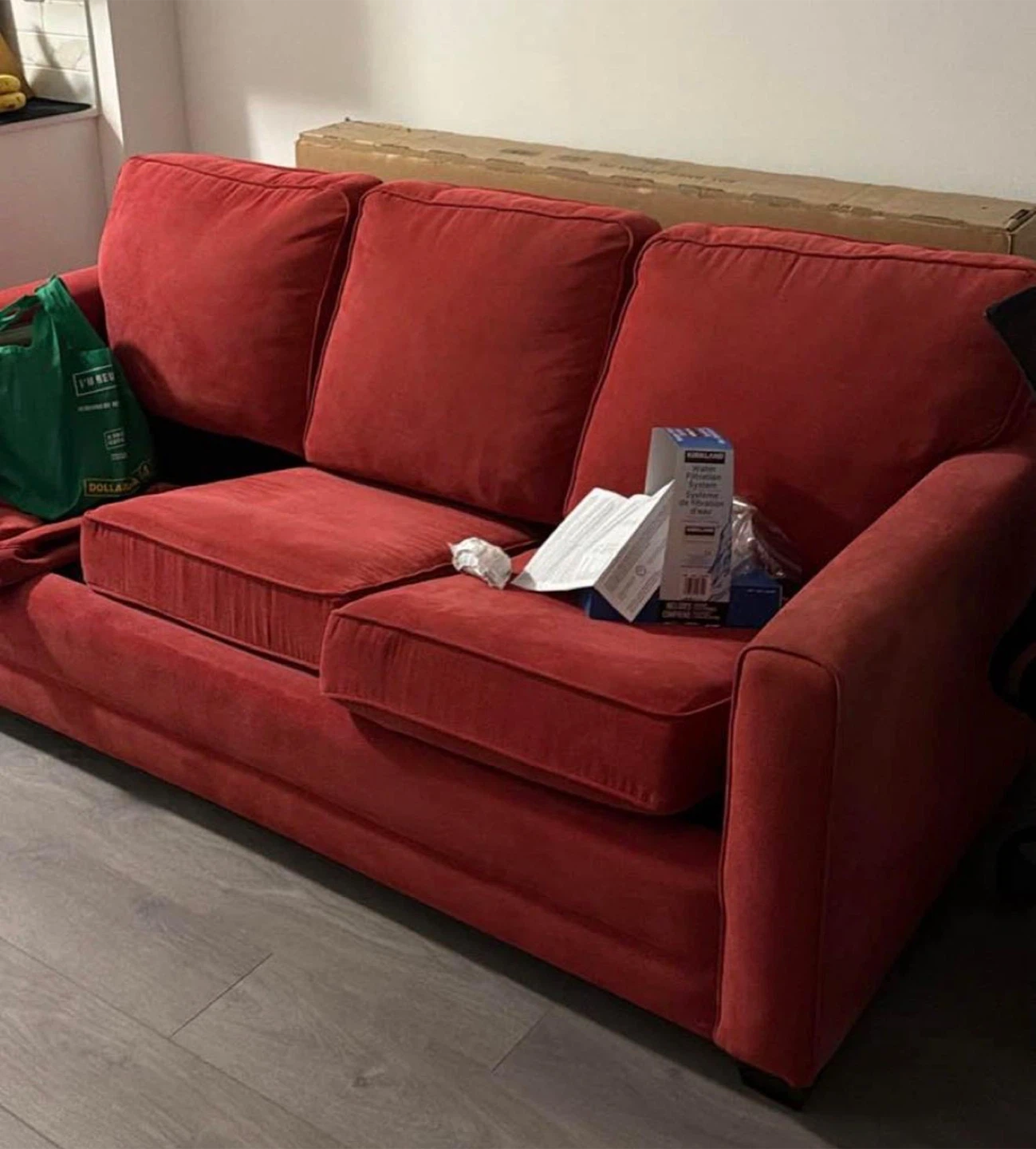 Red Sofa Bed - photo 2