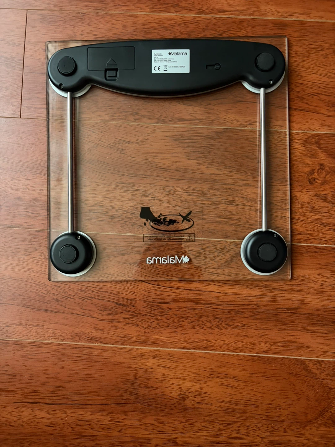Malama Glass Digital Bathroom Scale - photo 2