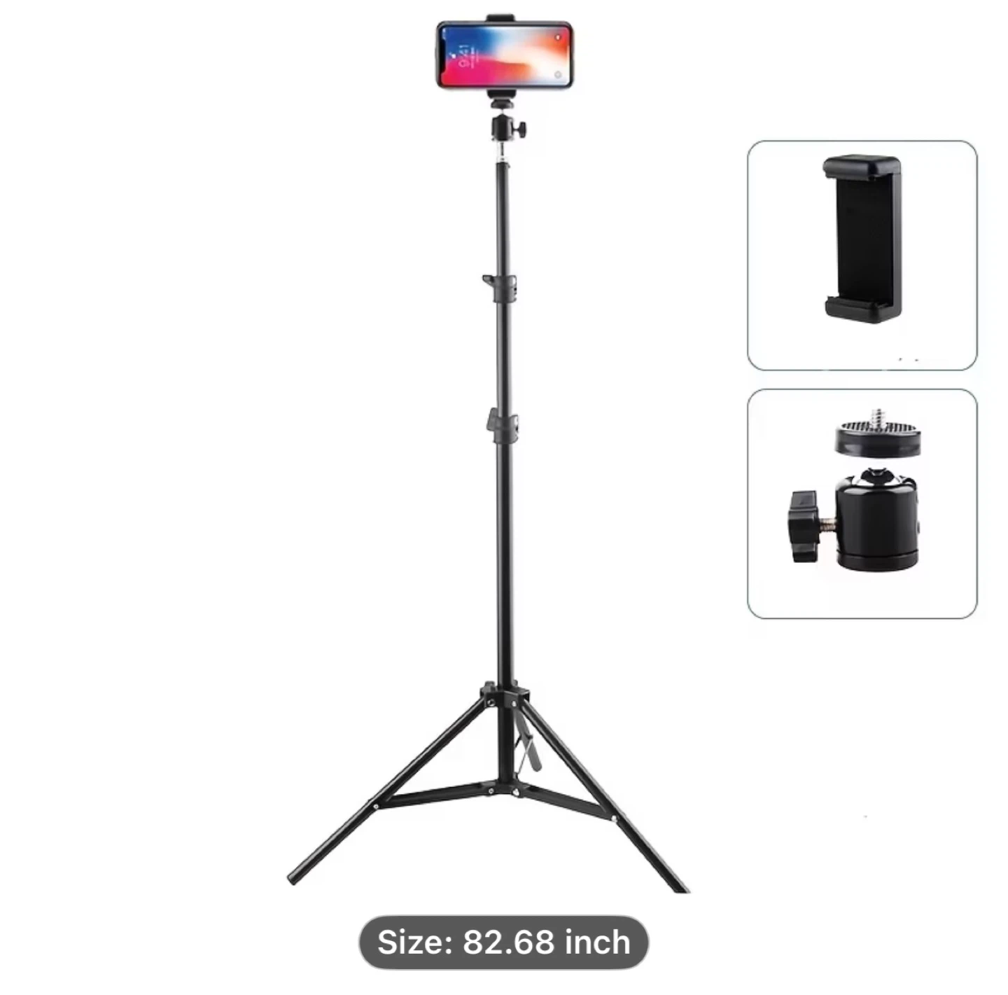 82.68 inch Floor Tripod, Portable Tripod - photo 5