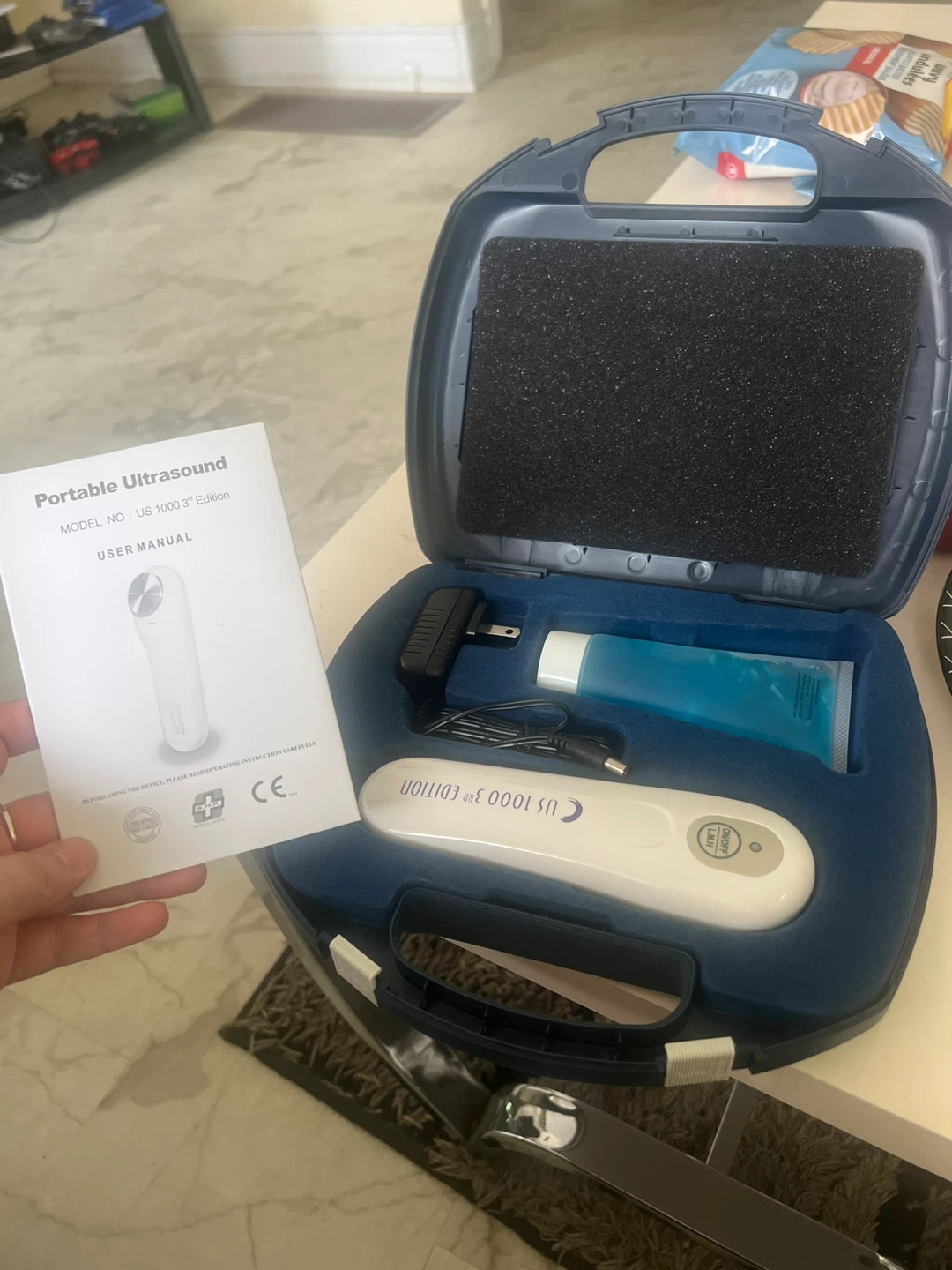 Portable Ultrasound US 1000 3rd Edition Kit with Gel