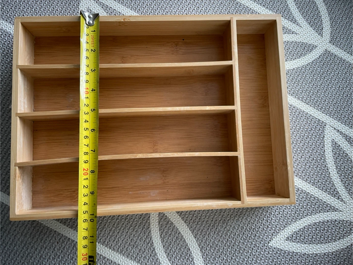Bamboo Cutlery Organizer Tray - photo 5