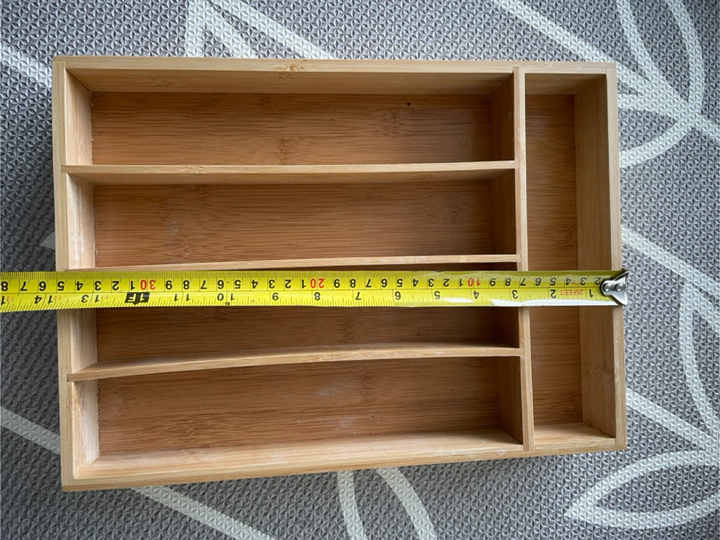 Bamboo Cutlery Organizer Tray - photo 4