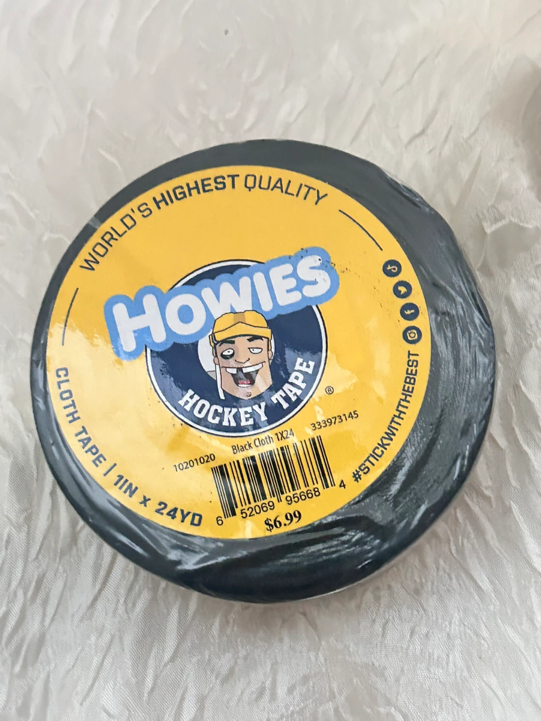 Howies Black Cloth Hockey Tape