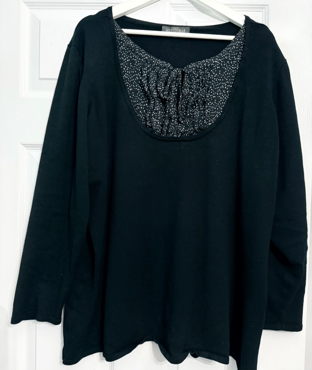 Addition Elle Black Top - Size 4X - photo 2