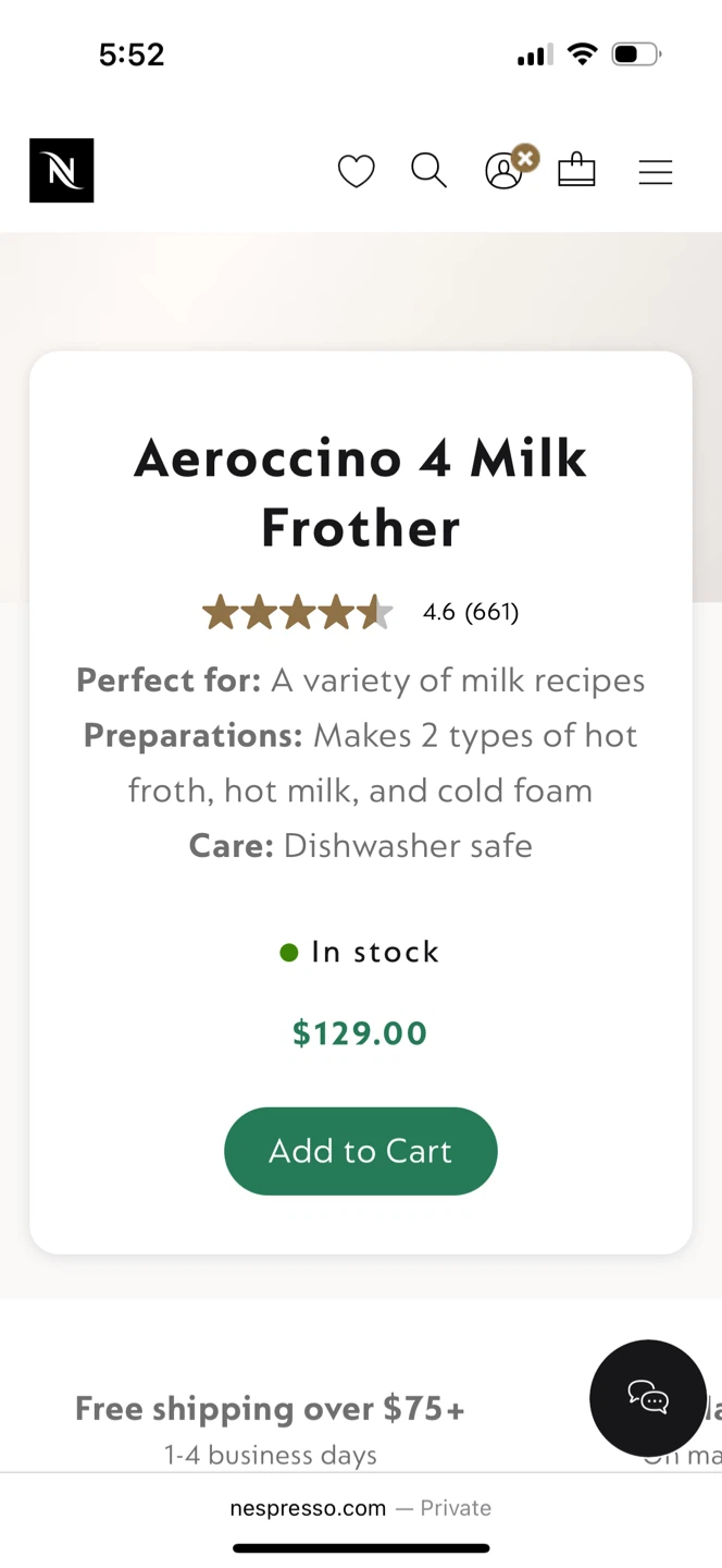 Nespresso Aeroccino 4 Milk Frother - photo 3