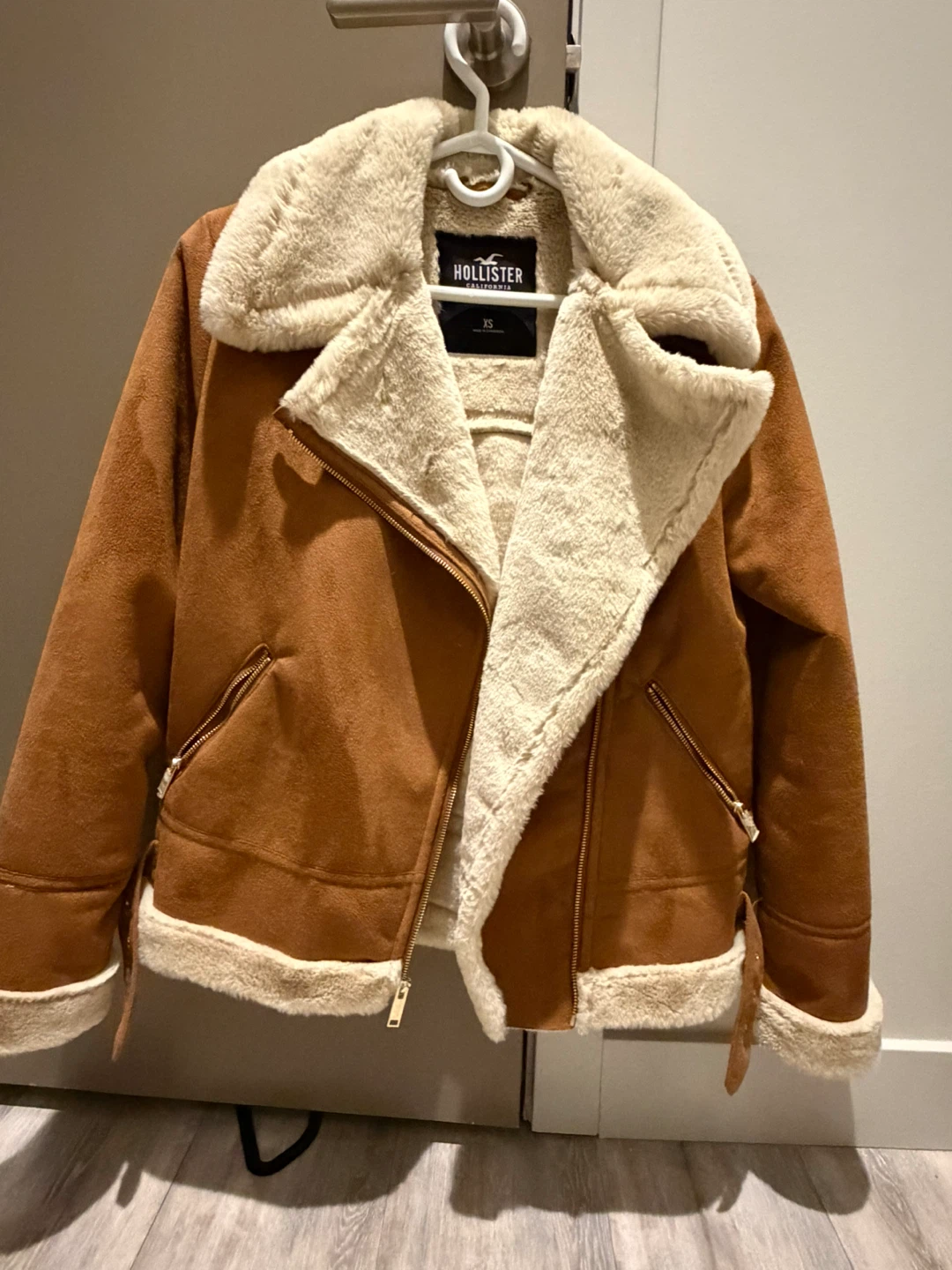 aviator-style jacket