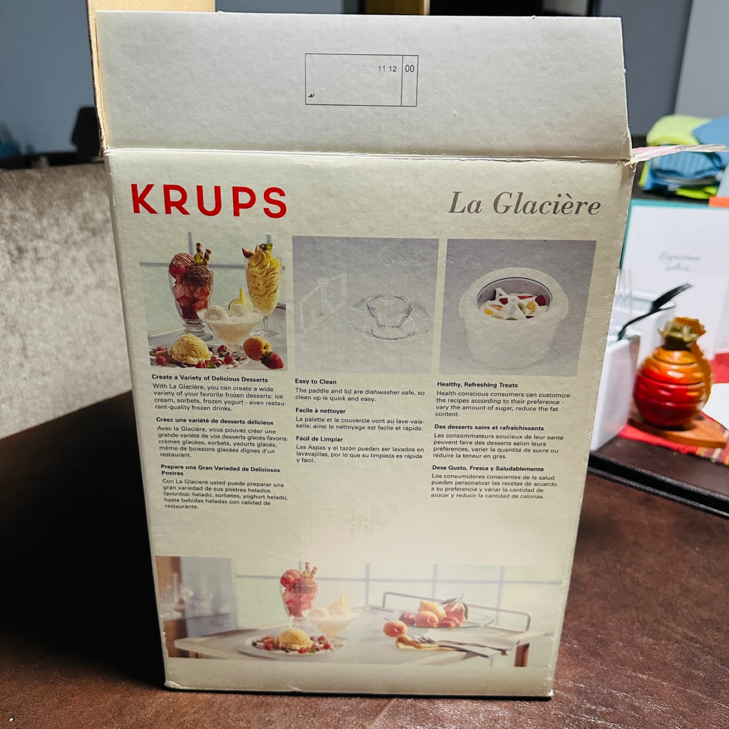 Krups La Glaciere Ice Cream Maker Model 258 - photo 3
