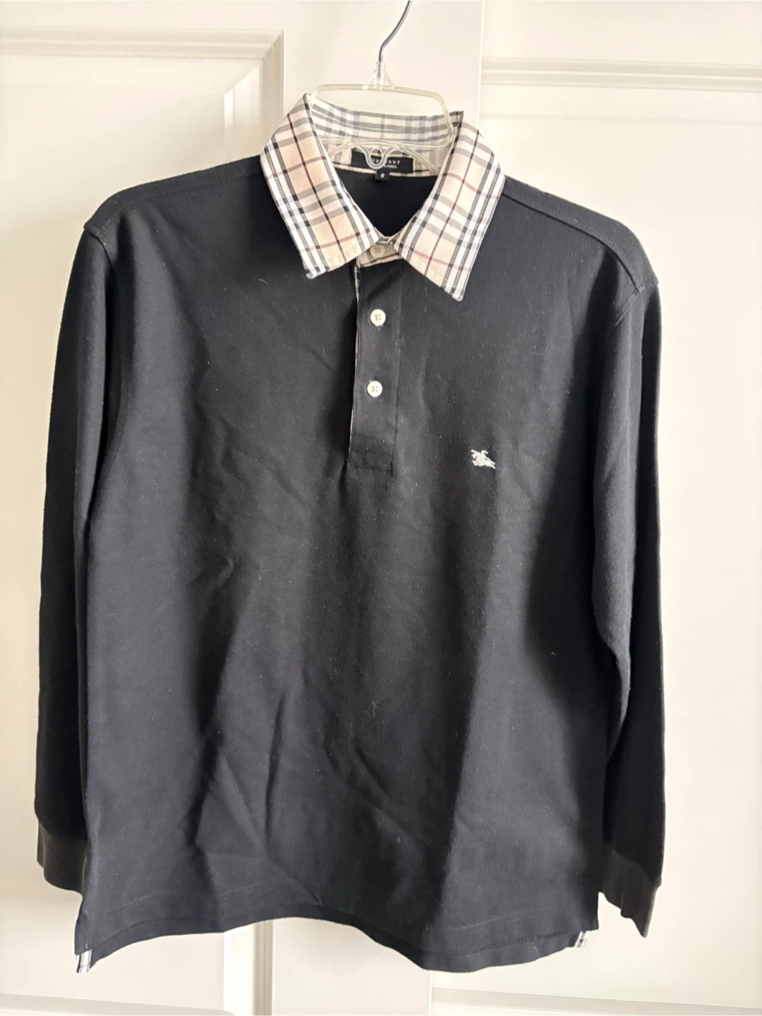 🥕Burberry Long Sleeve Polo Shirt