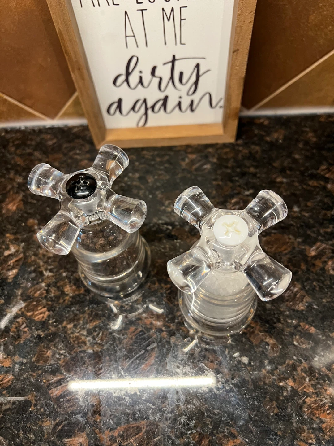 Clear Acrylic Salt and Pepper Grinder Set - photo 2