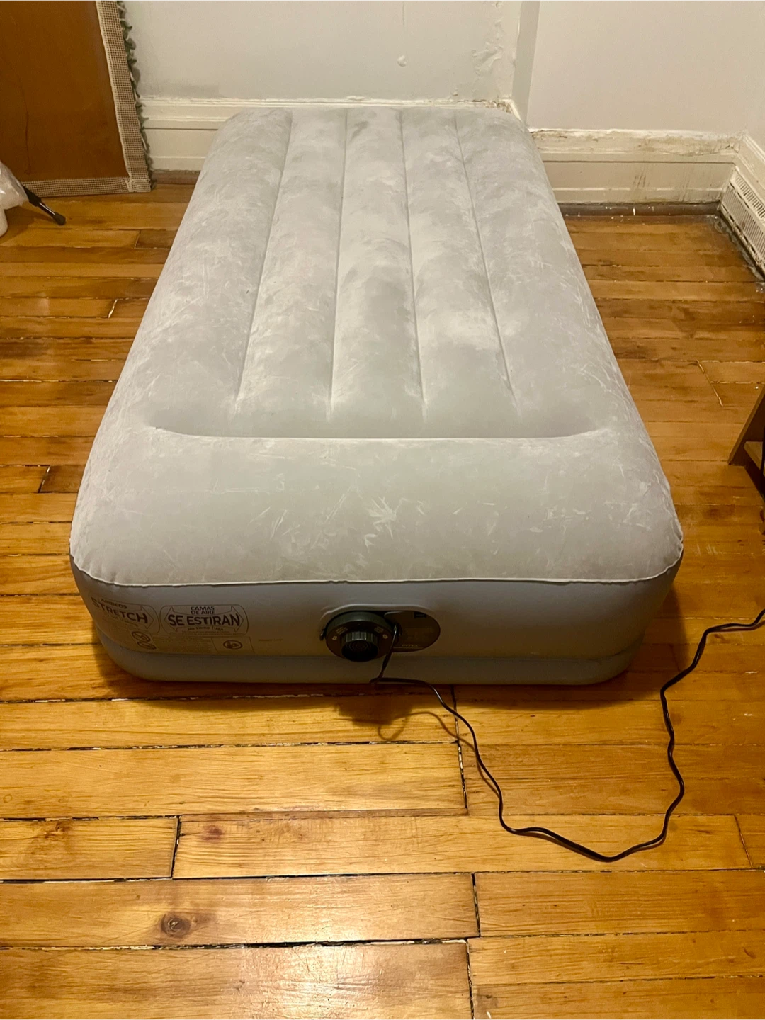 Intex Air Mattress Built In Pump Twin Size